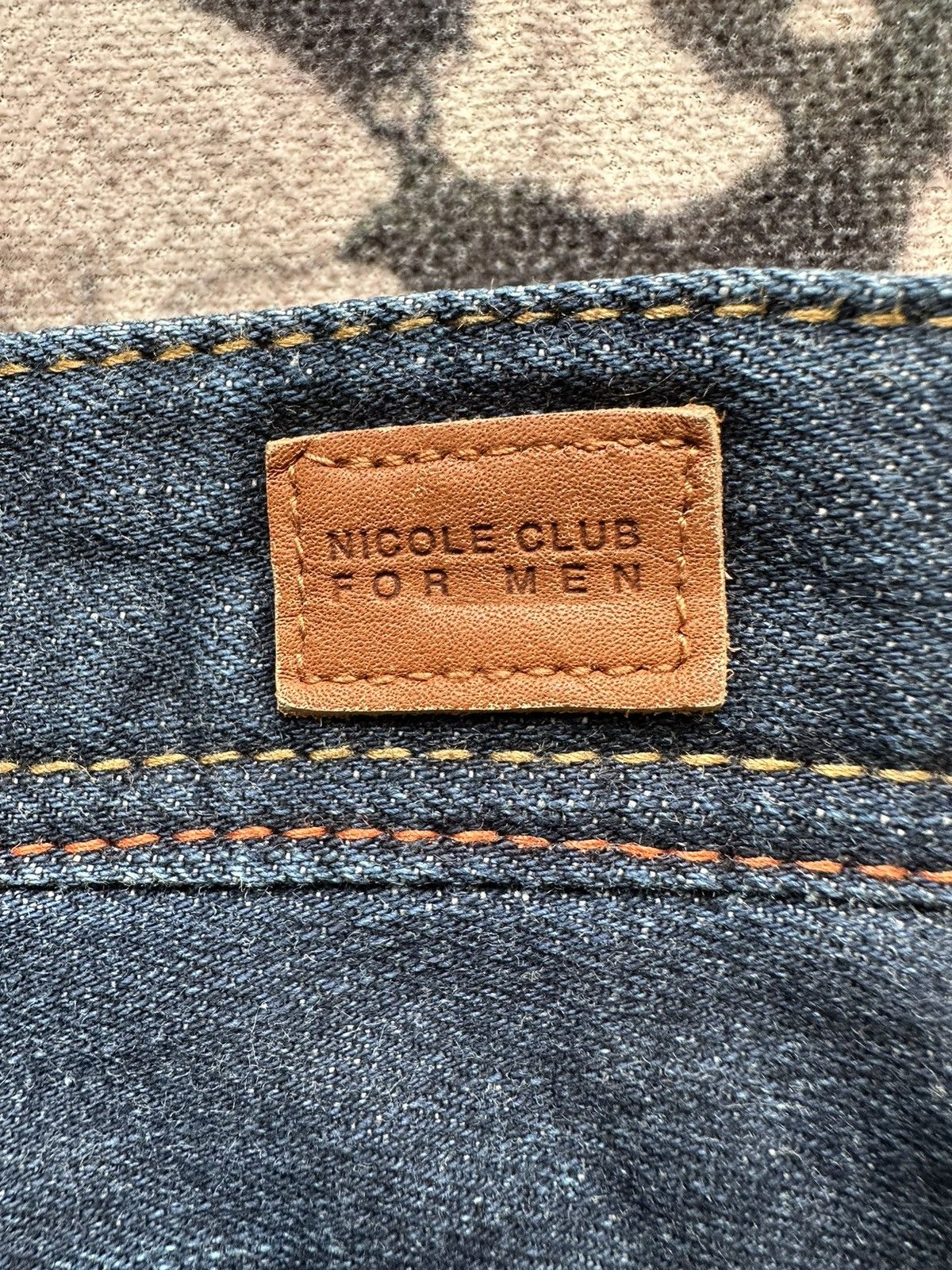 Japanese Brand Y2K NCFM indigo denim Size US 35 - 10 Thumbnail