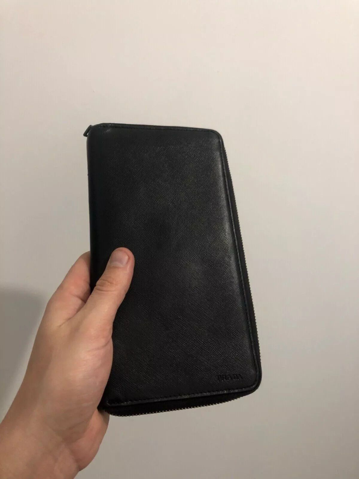 Prada Prada Large Saffiano Leather Wallet Card Holder Italy Size ONE SIZE - 2 Thumbnail