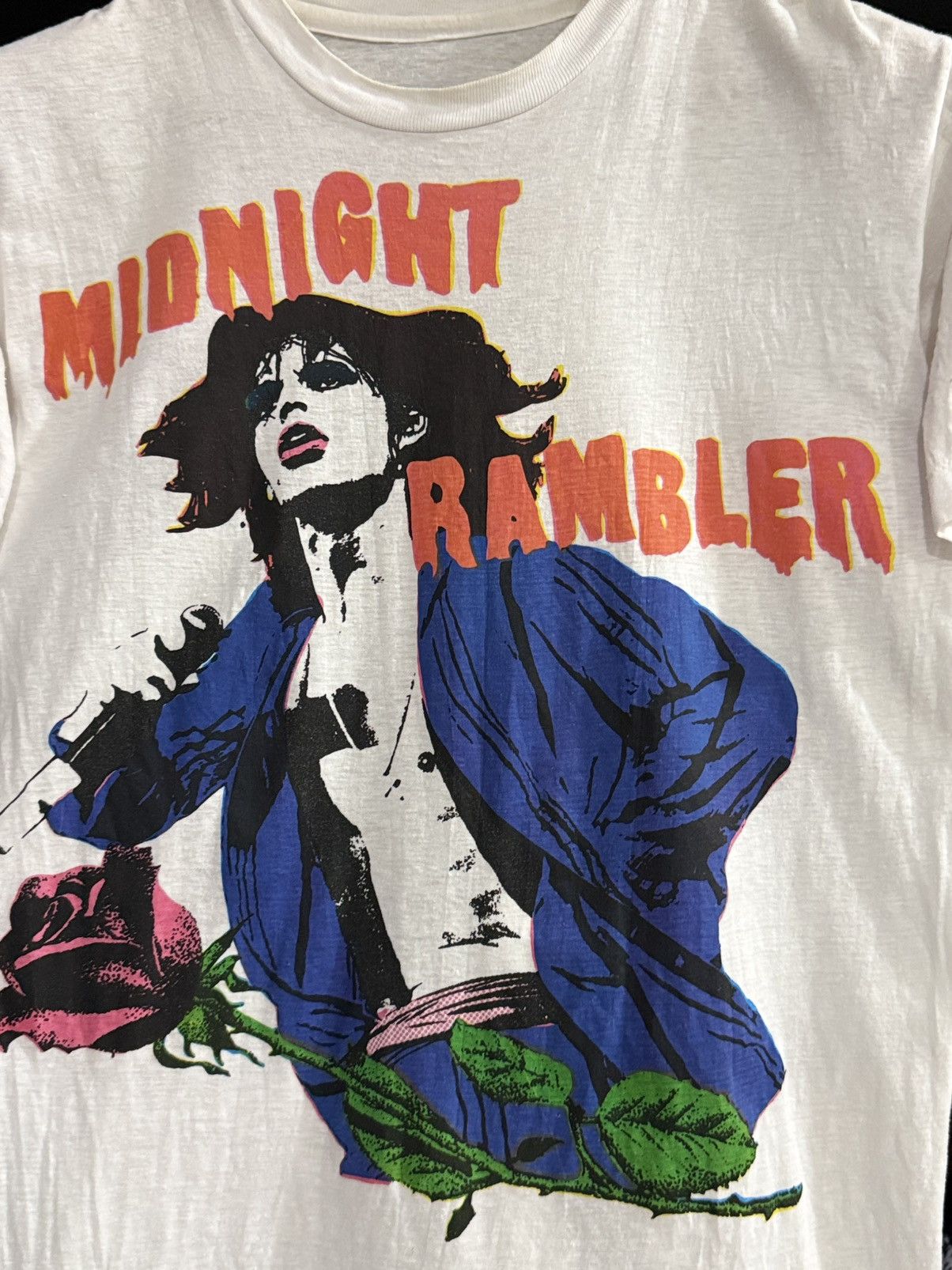 Band Tees Vintage Rolling Stone Mike Jagger Midnight Rambler Japan Tee Size US M / EU 48-50 / 2 - 2 Thumbnail