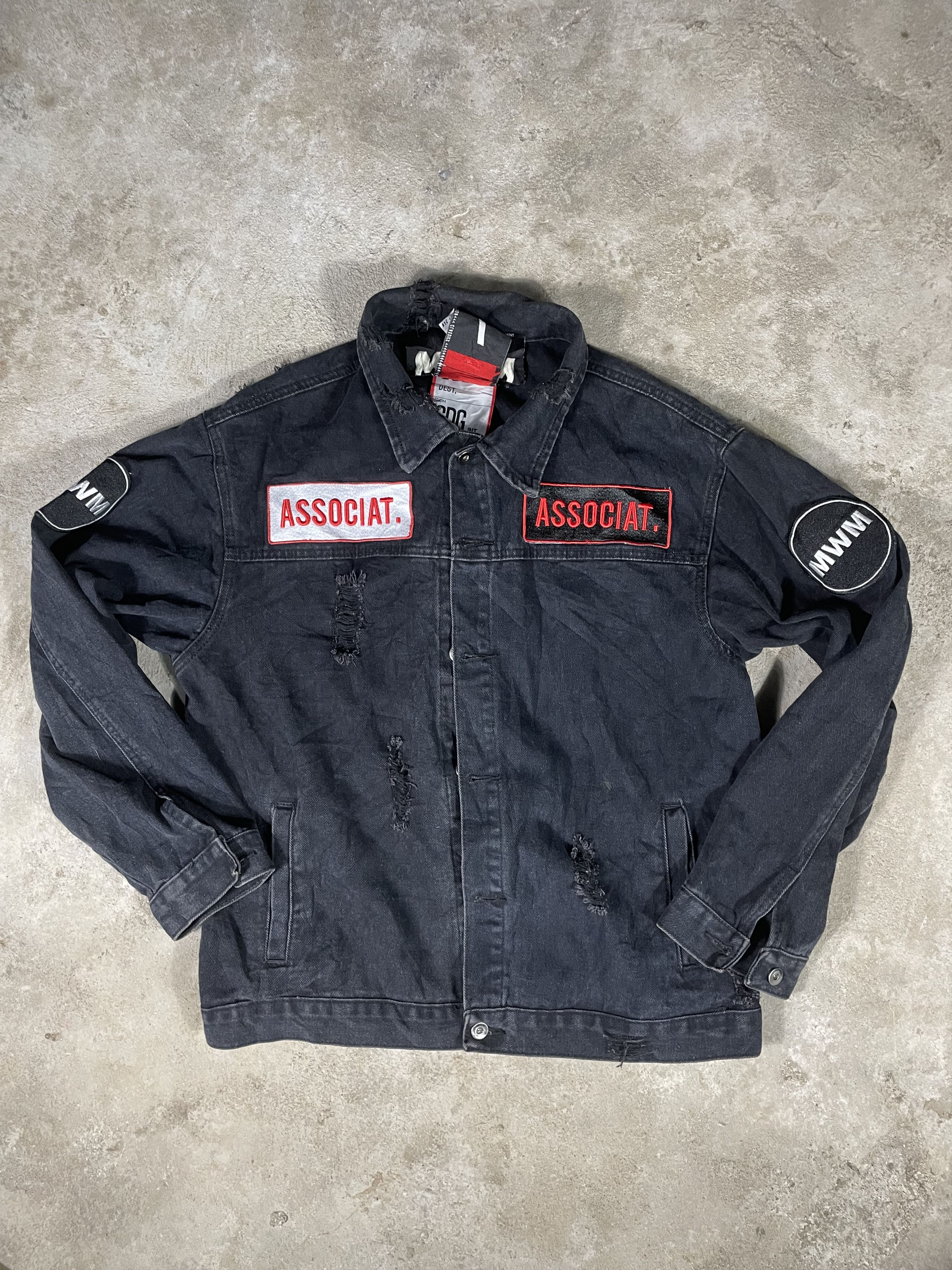Japanese Brand MWM Denim Trucker Jacket Size US L / EU 52-54 / 3 - 1 Thumbnail