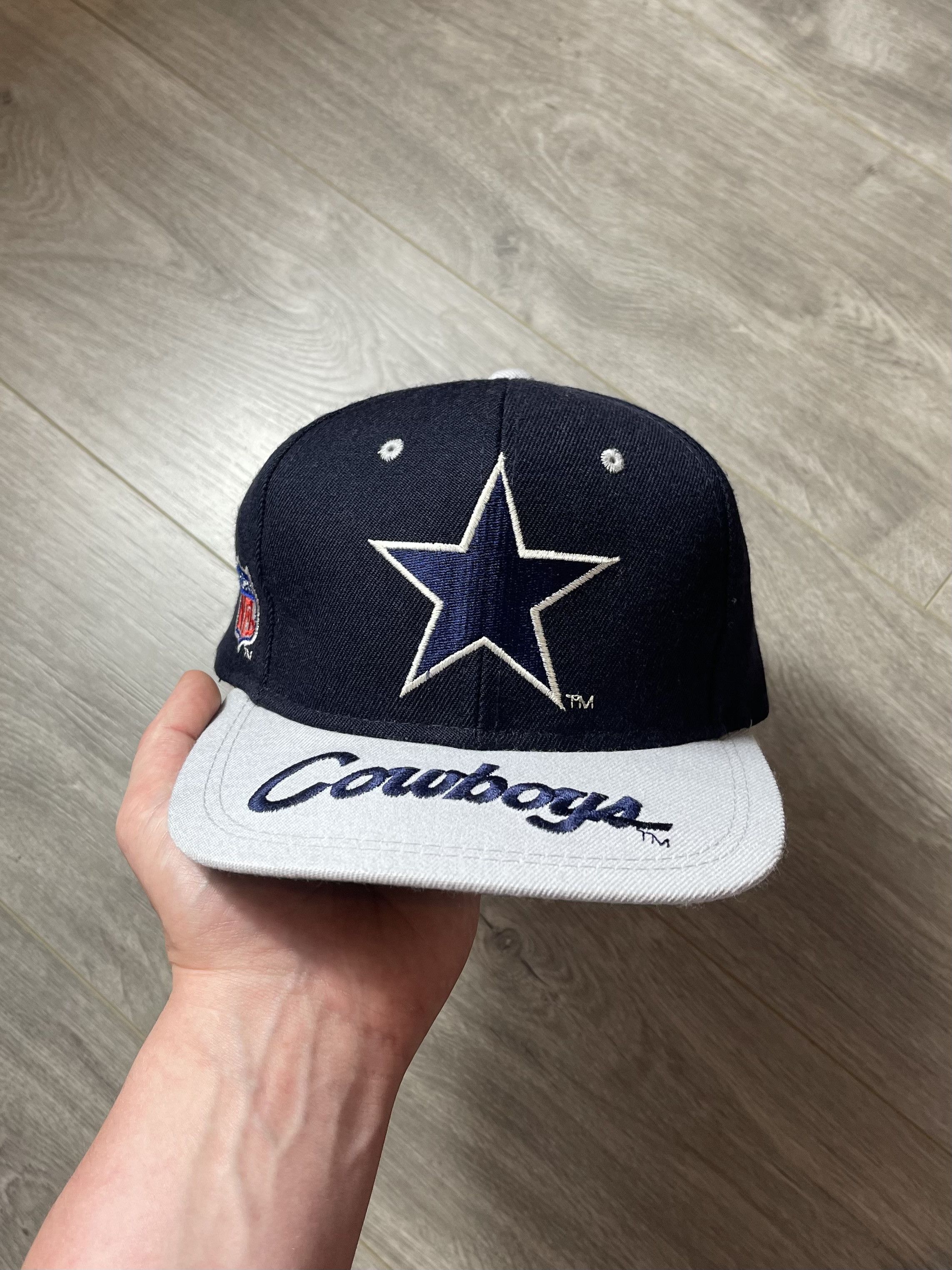 Vintage 1990's Dallas Cowboys 'Script' Sports Specialties Snapback