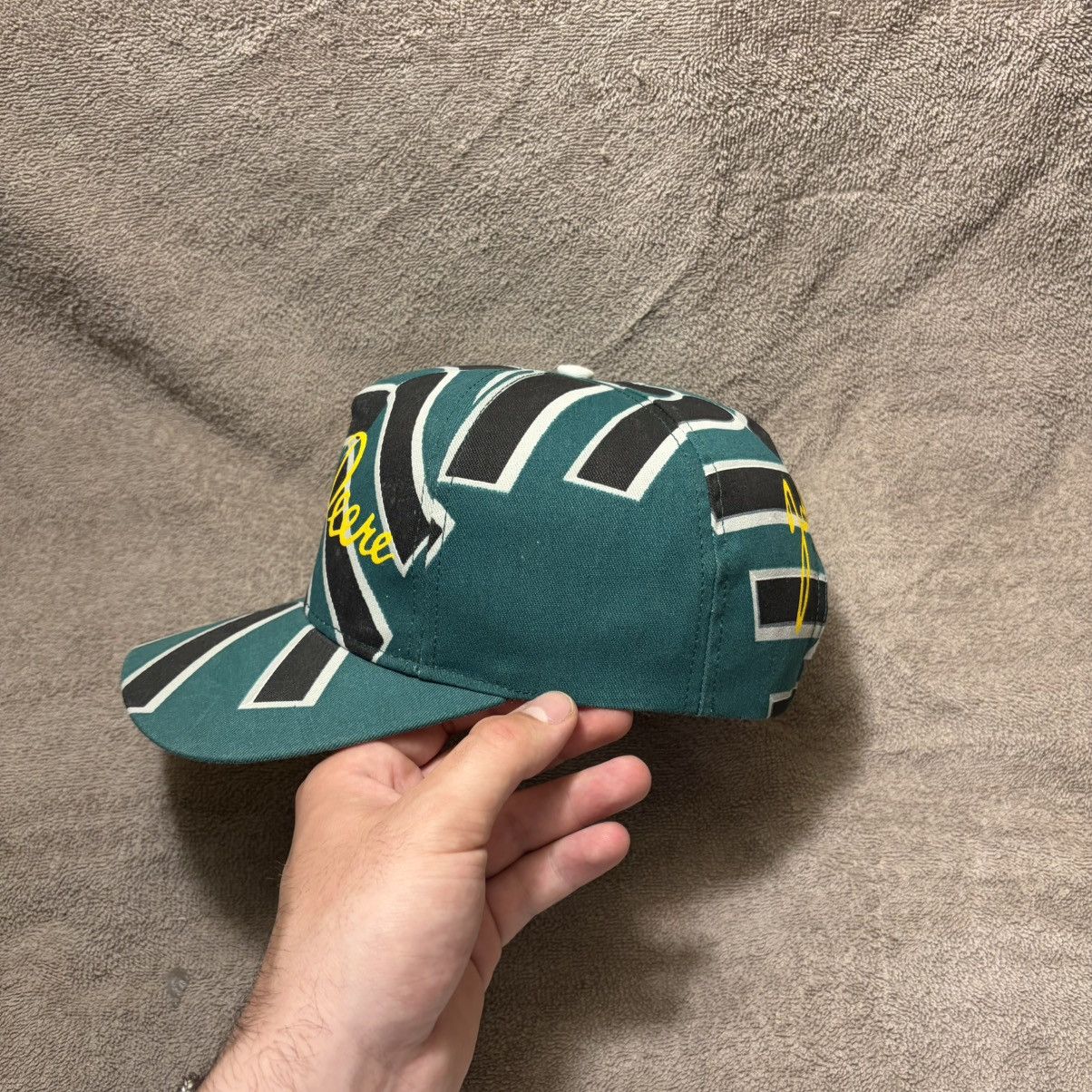 John Deere Vintage John Deere Snapback Hat Tractor AOP Farm Swingster Size ONE SIZE - 3 Thumbnail
