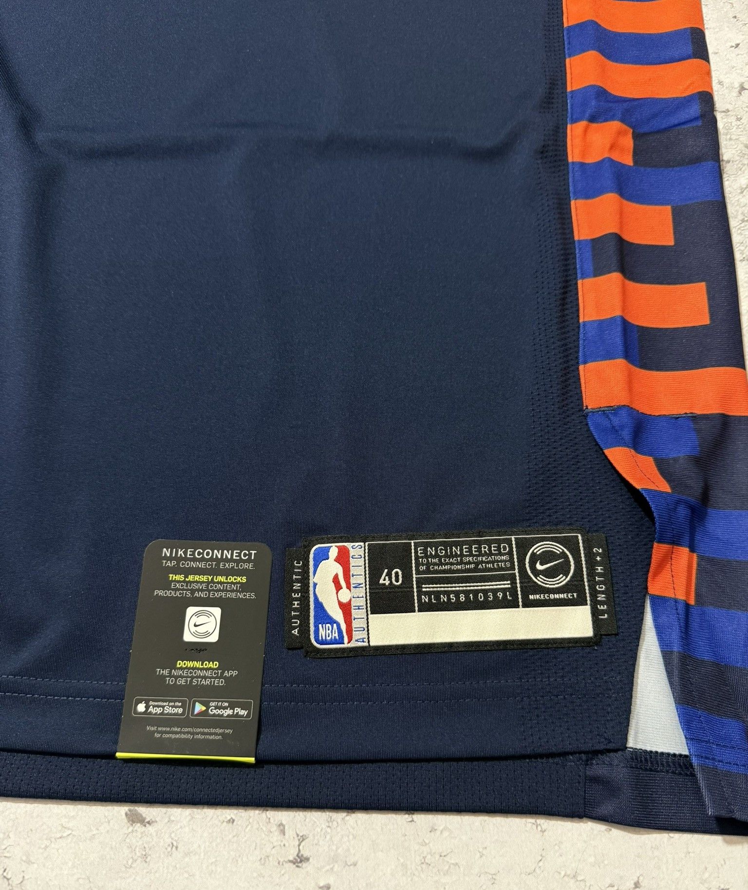 Nike New York Knicks VAPORKNIT Blank NBA Jersey RRP200$ Size US S / EU 44-46 / 1 - 6 Thumbnail