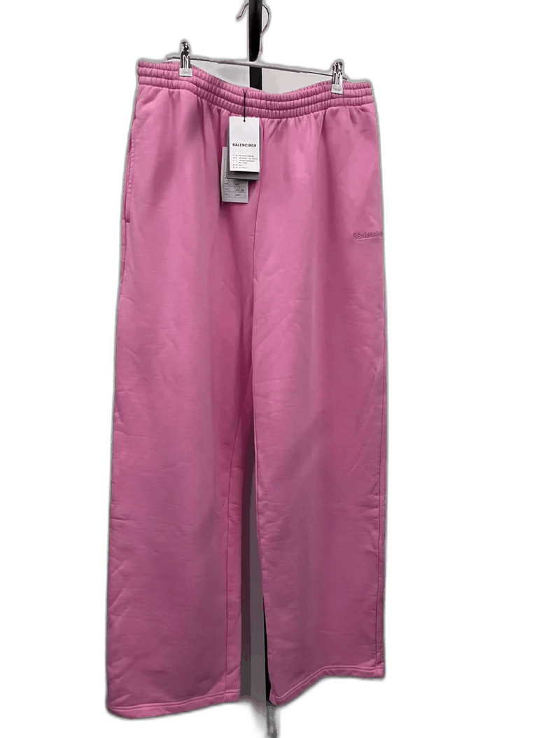Balenciaga BALENCIAGA Pink Long Pants with Logo-yf Size US 34 / EU 50 - 1 Thumbnail