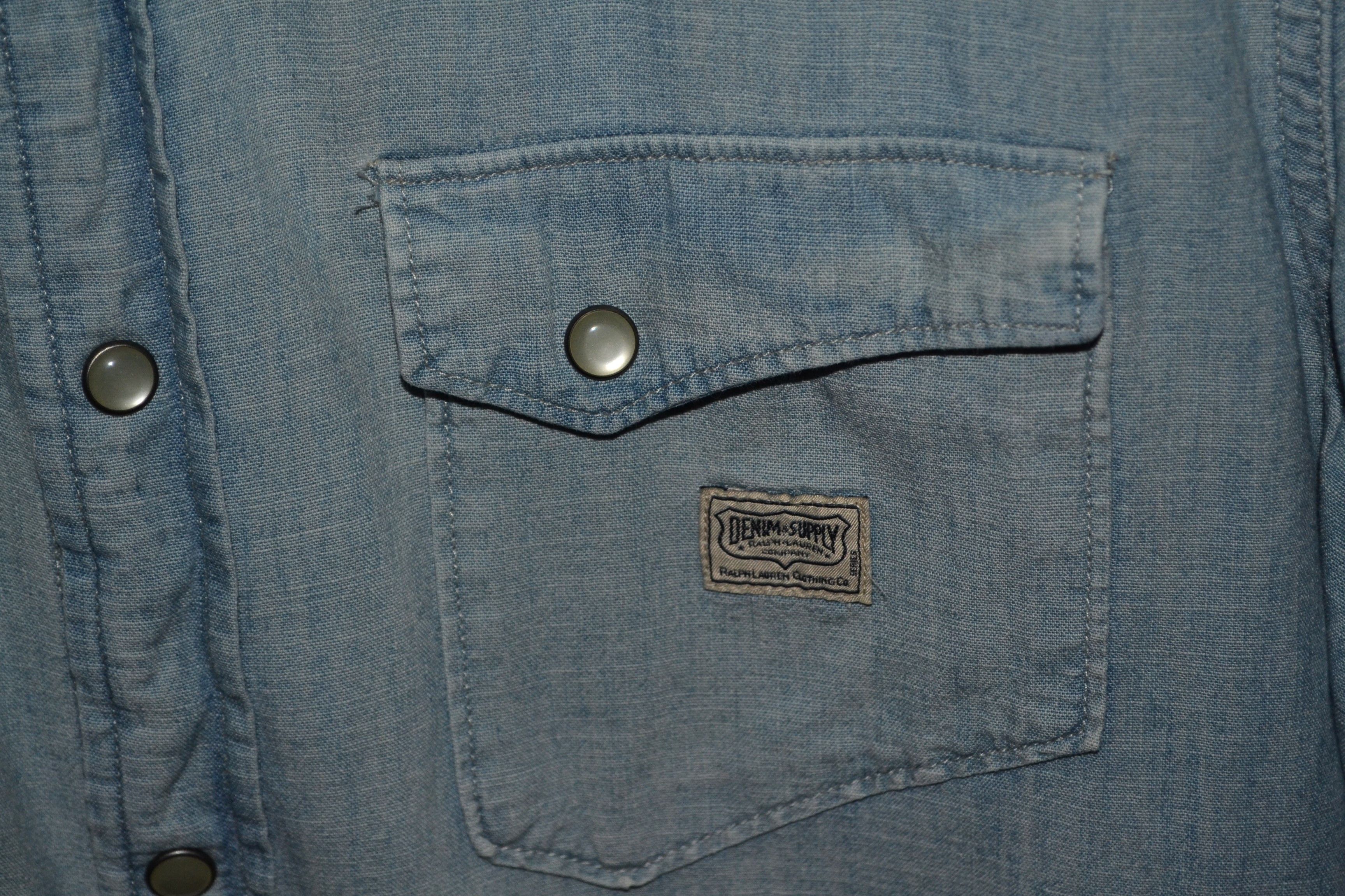 Denim & Supply Ralph Lauren × Vintage Denim & Supply Ralph Lauren Pearl M Slanted Pocket Western Size US M / EU 48-50 / 2 - 4 Thumbnail