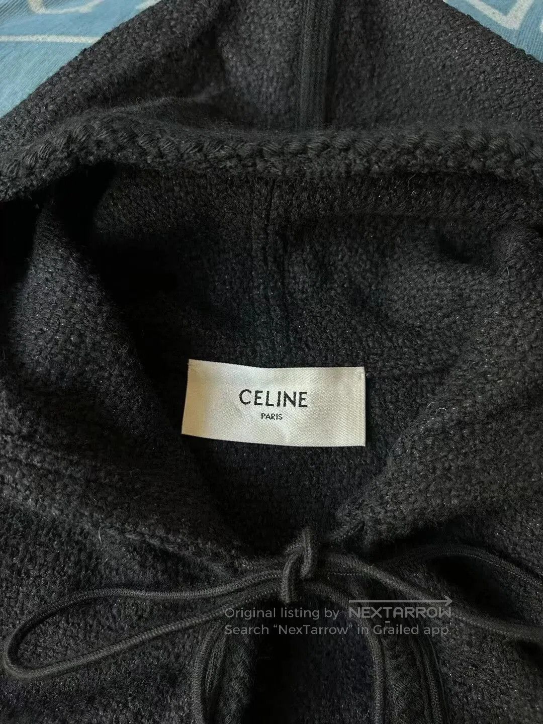 Celine celine black hooded coat. Size S / US 4 / IT 40 - 3 Thumbnail