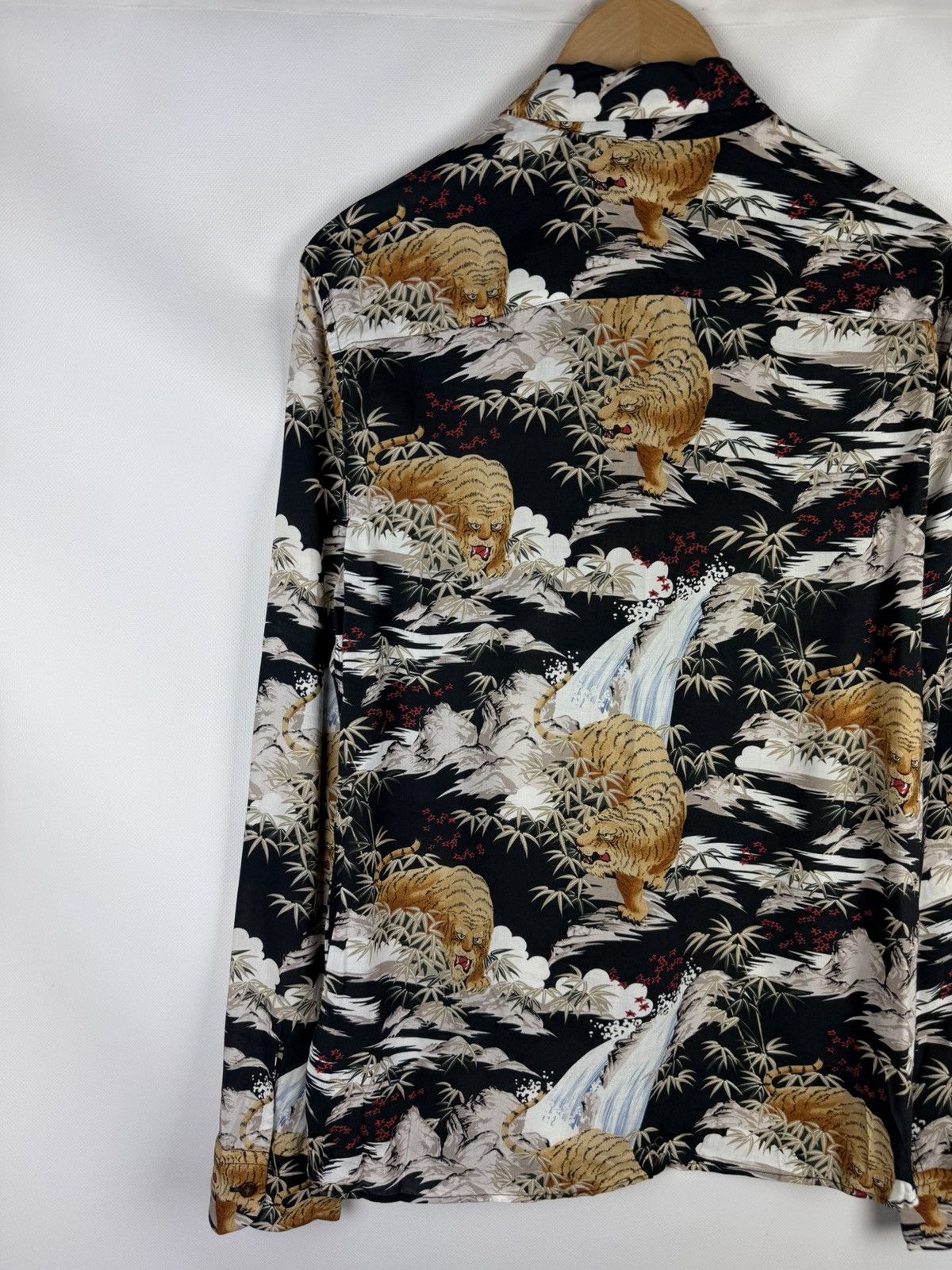 Allsaints × Japanese Brand Allsaints Sumatra LS Overprinted Viscose Button Up Shirt Size US S / EU 44-46 / 1 - 16 Thumbnail
