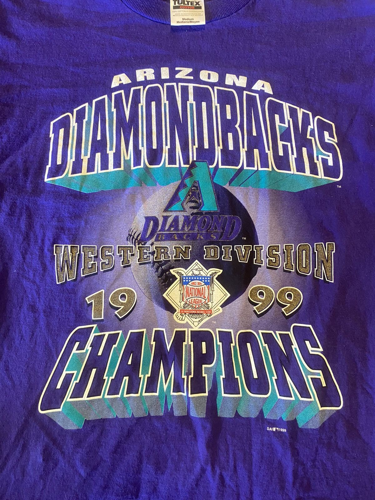 Tultex × Vintage Vintage 1999’ Arizona Diamondbacks Shirt Size US M / EU 48-50 / 2 - 2 Thumbnail