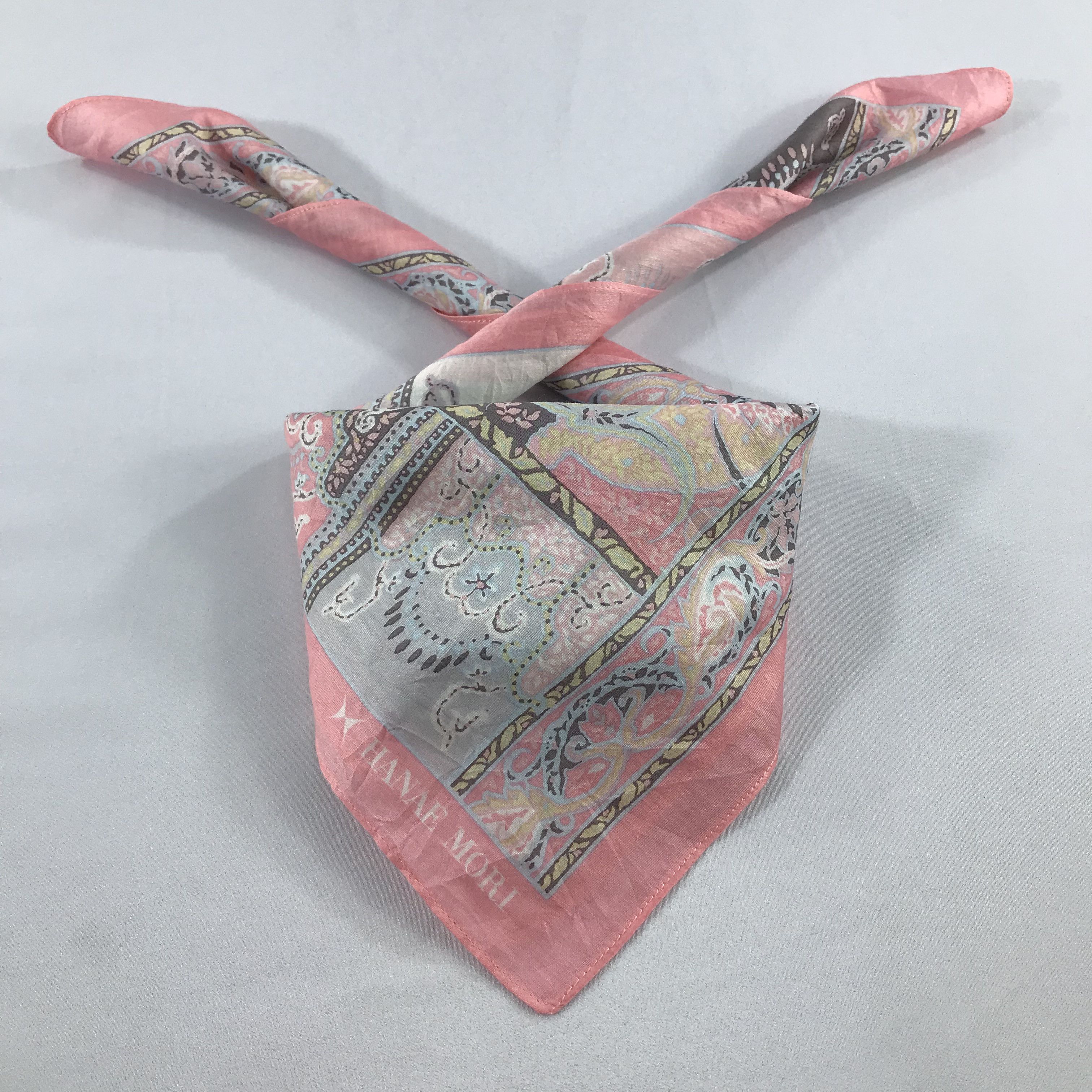 Hanae Mori Hanae Mori Bandana / Handkerchief / Neckerchief - S2077 Size ONE SIZE - 3 Thumbnail