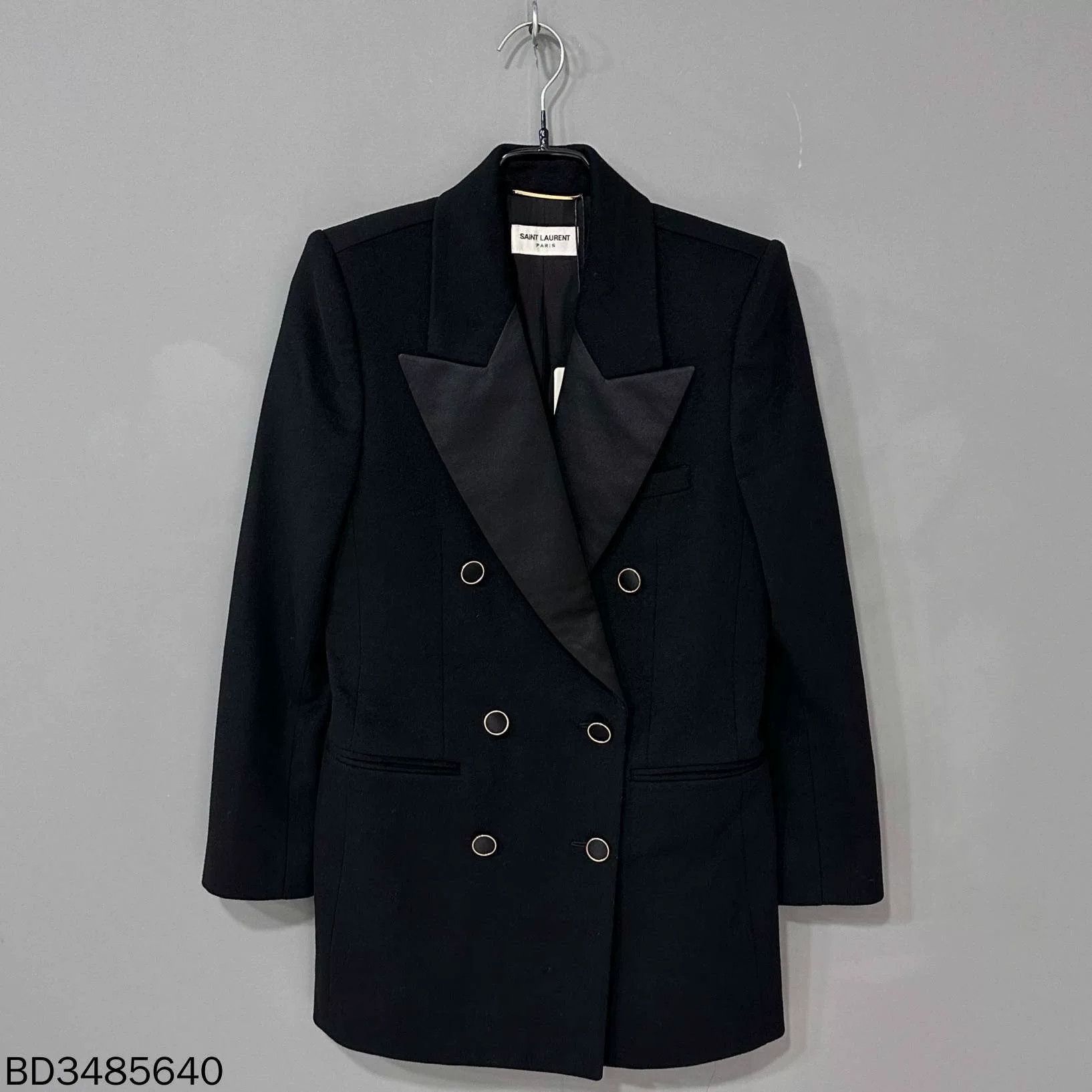 Saint Laurent Paris Saint Laurent Limited Black Smoking Blazer Size XXS / US 00 / IT 34 - 1 Thumbnail