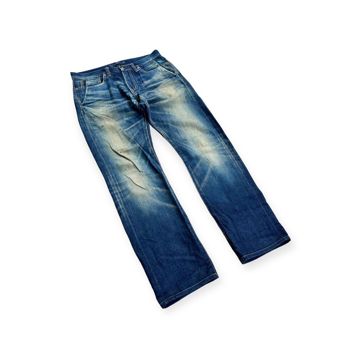 Maison MIHARA YASUHIRO Rare MIHARAYASUHIRO Mud Wash Jeans Size US 32 / EU 48 - 4 Thumbnail