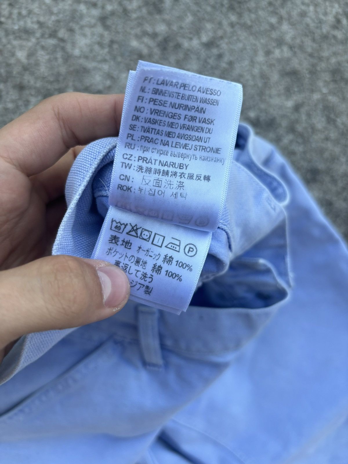Carhartt × Vintage Purple Carhartt Double Knee Denim Pants USA Vintage Y2K Size US 36 / EU 52 - 9 Thumbnail