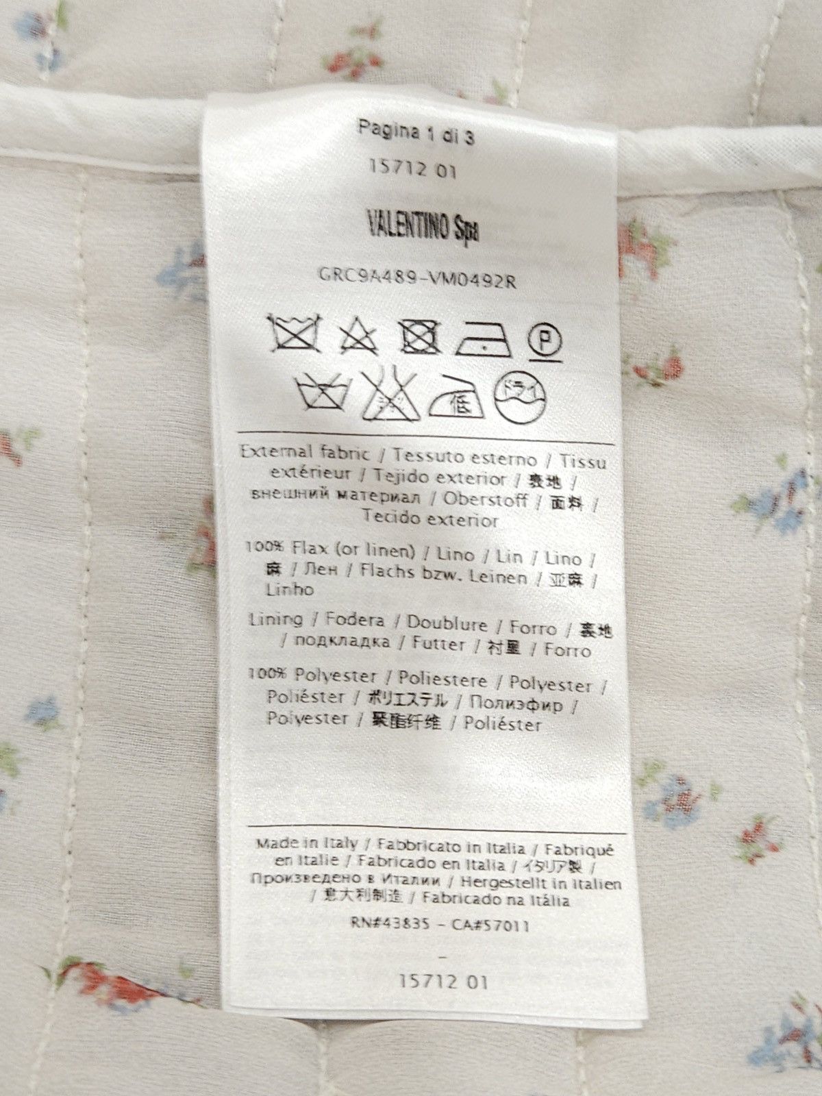 RED Valentino × Vintage Red Valentino Garavani Bow Tie Stripe Pattern Linen Dress Size S / US 4 / IT 40 - 22 Thumbnail