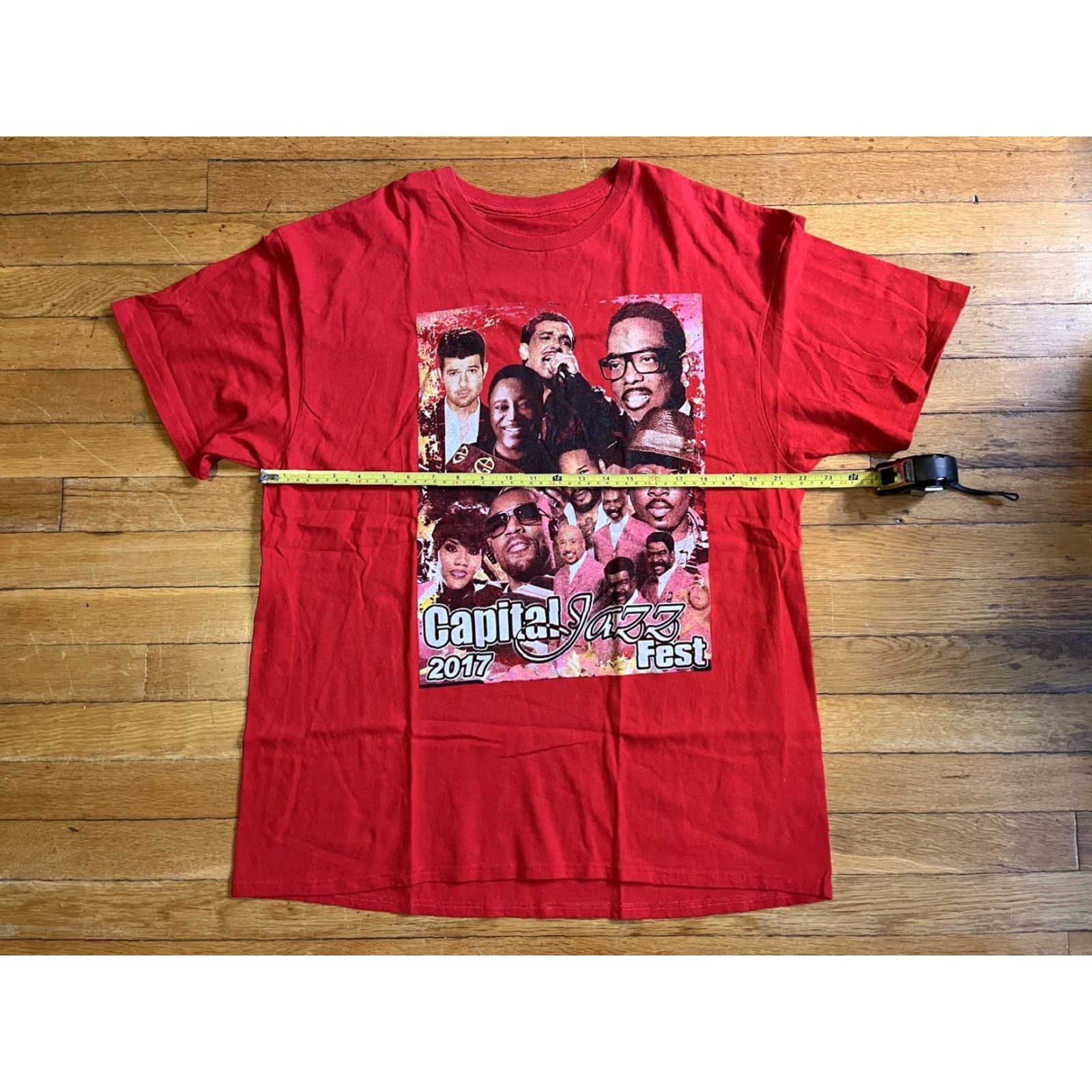 Vintage VINTAGE Capital Jazz Fest 2017 Shirt Men’s Large Red Size US L / EU 52-54 / 3 - 6 Thumbnail