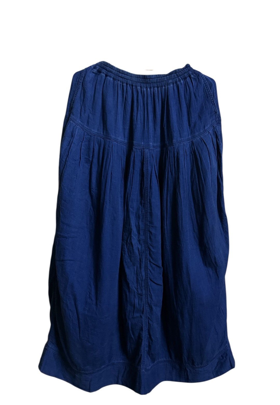 Issey Miyake HAI SPORTING GEAR Midi Skirt Blue Vintage 70s Size 28" / US 6 / IT 42 - 4 Thumbnail