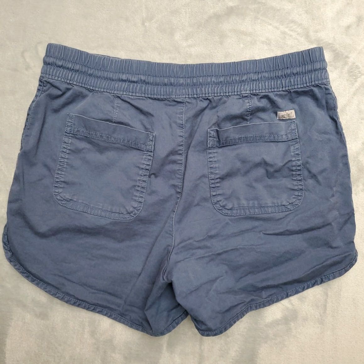 Eddie Bauer VINTAGE Eddie Bauer Shorts Womens 4 Blue Elastic Waist Pull On Running Drawstring Casual Size 27" / US 4 / IT 40 - 5 Thumbnail