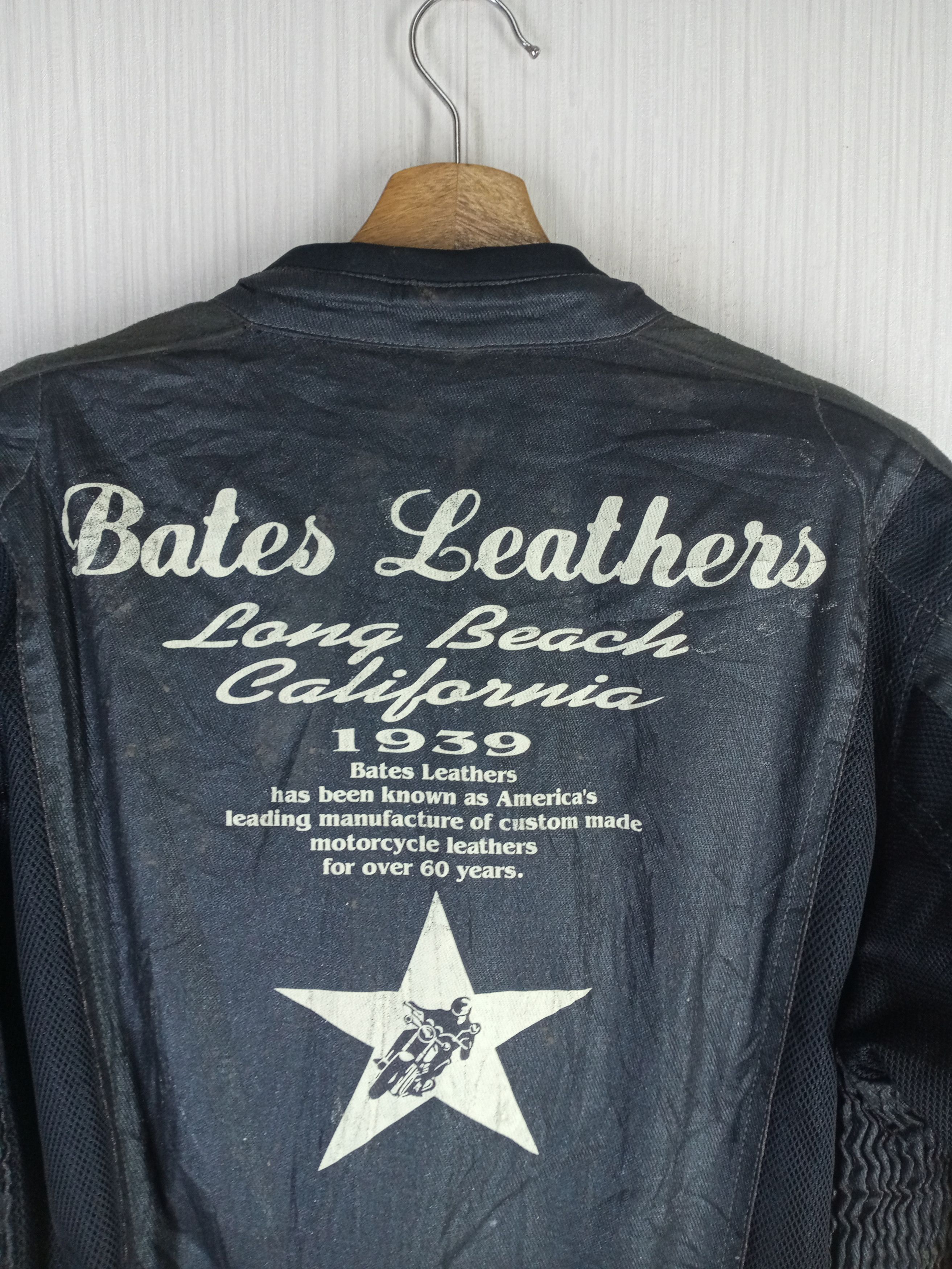 Bates Hats Custom Bates Leather Long Beach California Biker Jacket Size US XL / EU 56 / 4 - 8 Thumbnail
