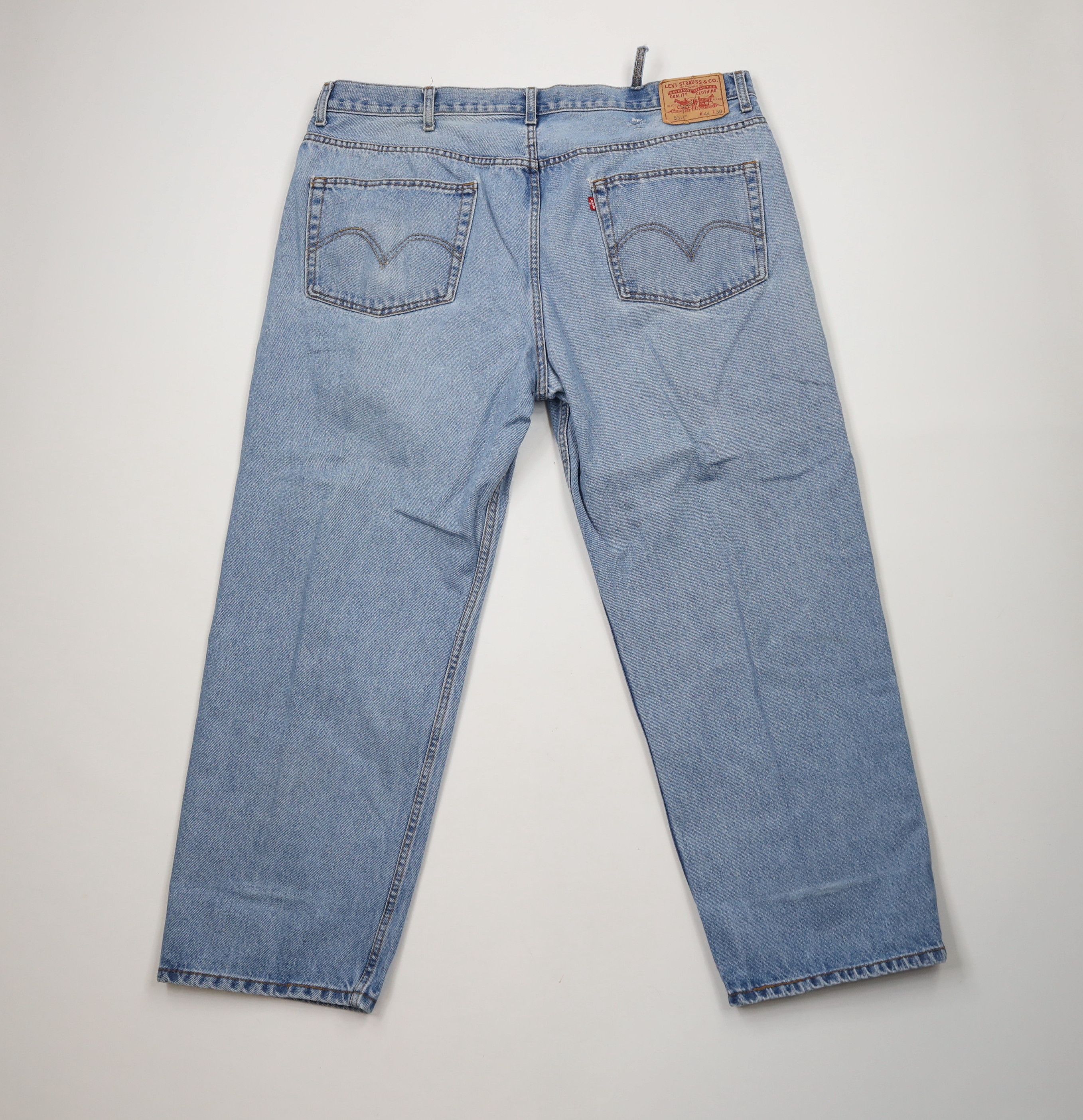 Levi's × Vintage Vintage Y2K 2004 Levis 550 Relaxed Fit Denim Jeans Blue Size US 44 / EU 60 - 12 Thumbnail