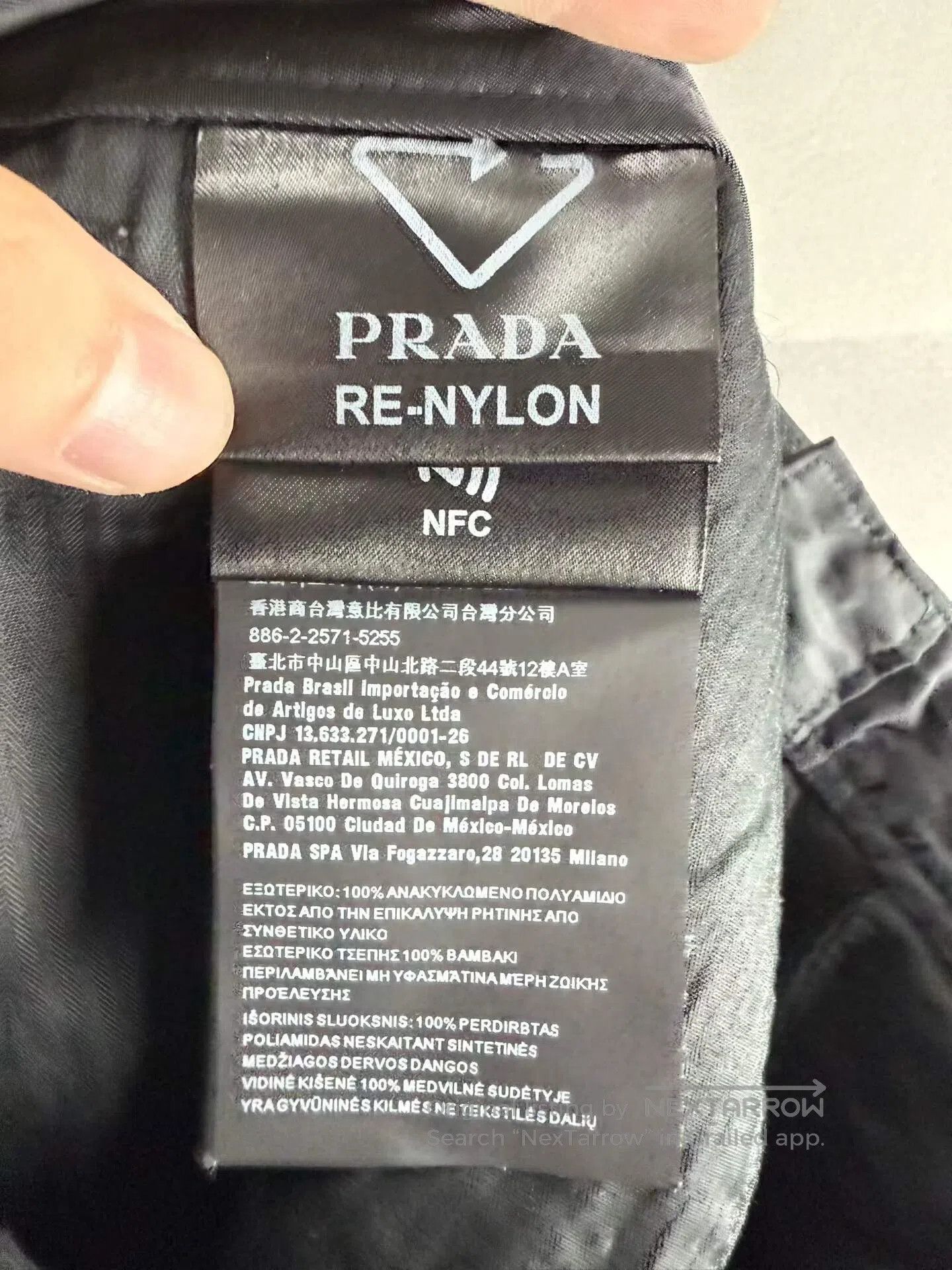 Prada Prada Black Back Triangle Logo Nylon Pants| Size US 30 / EU 46 - 4 Thumbnail