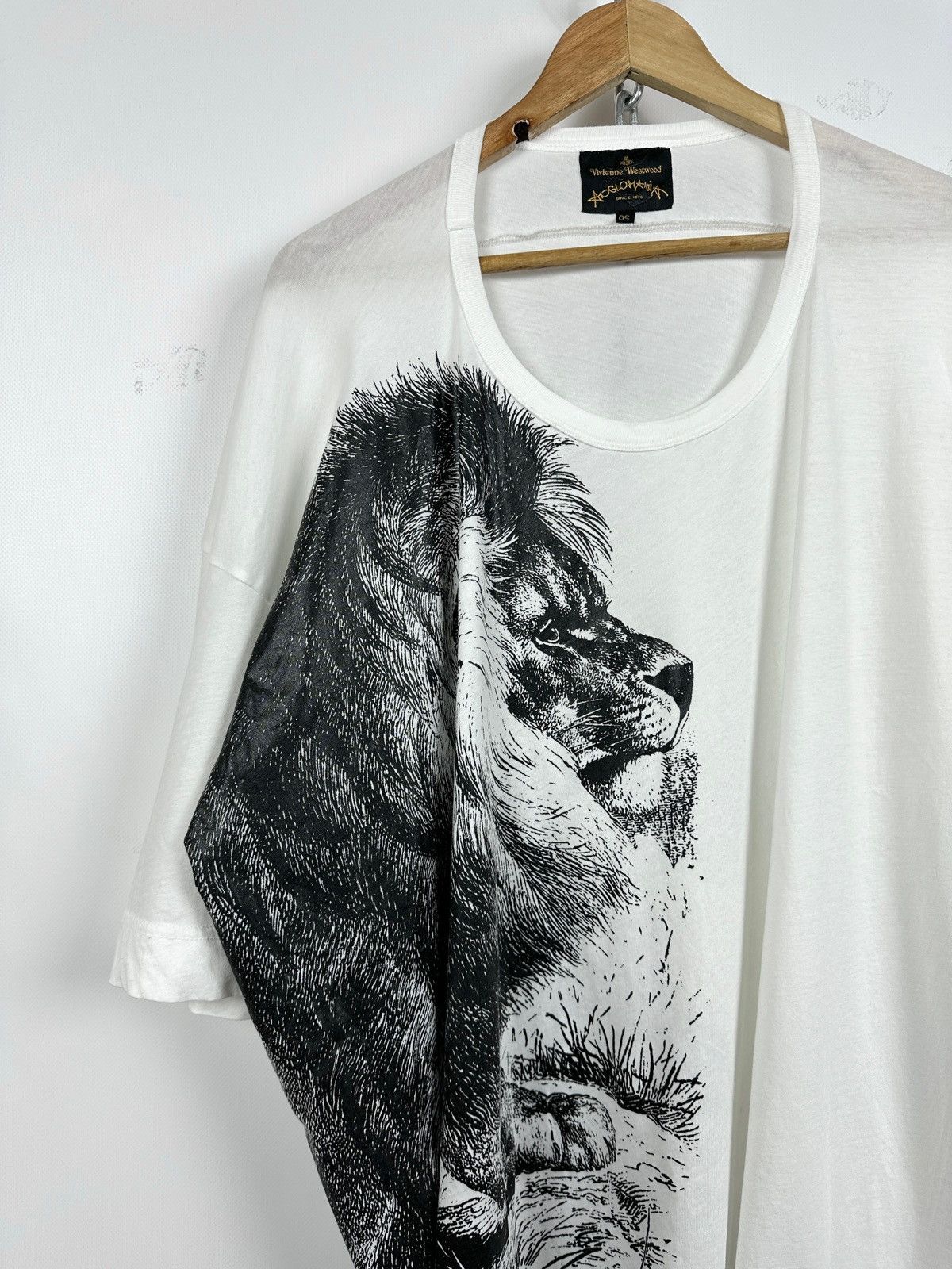 Vivienne Westwood Vivienne Westwood Anglomania Graphic Lion Orb White T-Shirt Size US XL / EU 56 / 4 - 6 Thumbnail