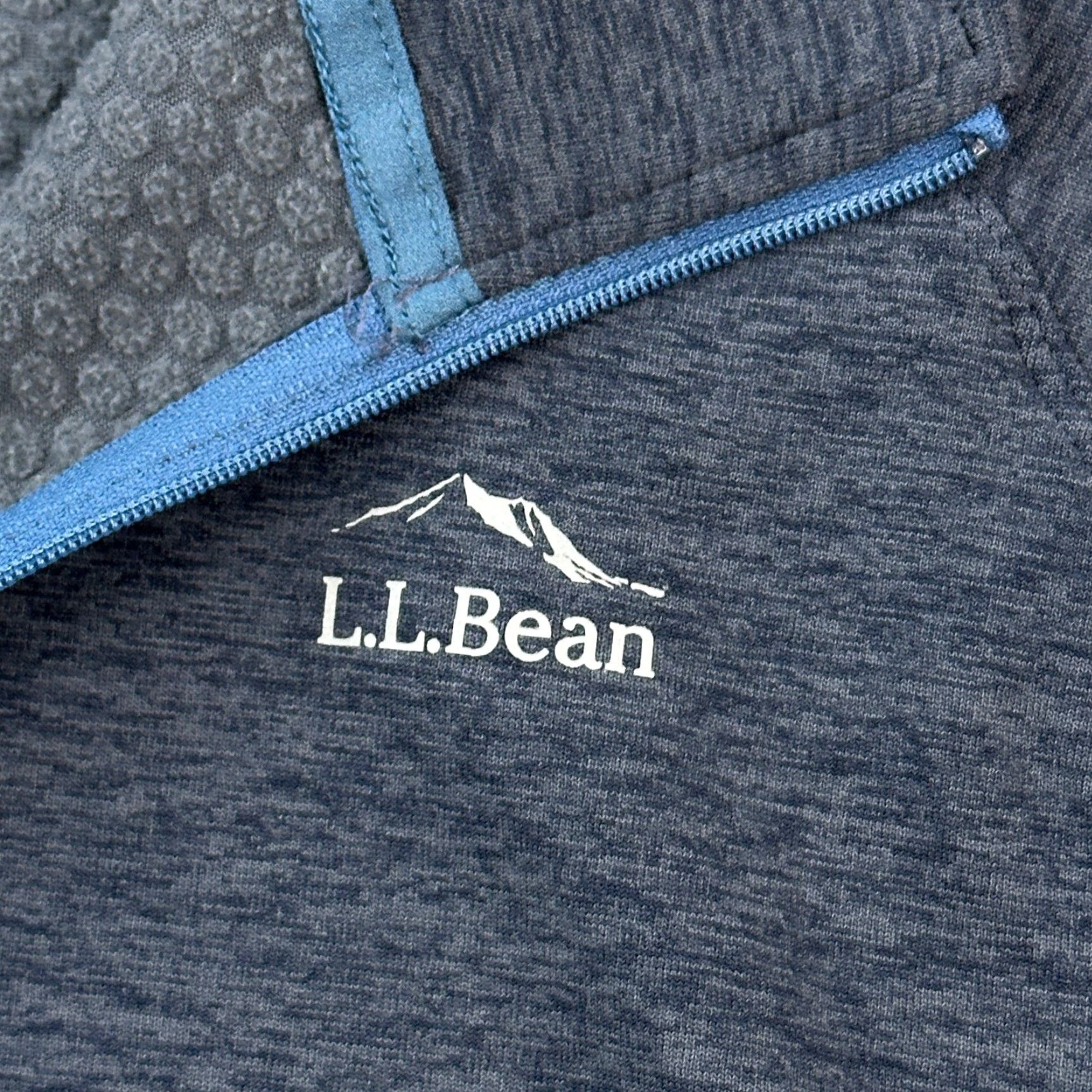 Vintage LL Bean Pullover Mens Large Adventure Grid Fleece 1/4 Zip Slightly Fitted Casual Blue Size US L / EU 52-54 / 3 - 5 Thumbnail