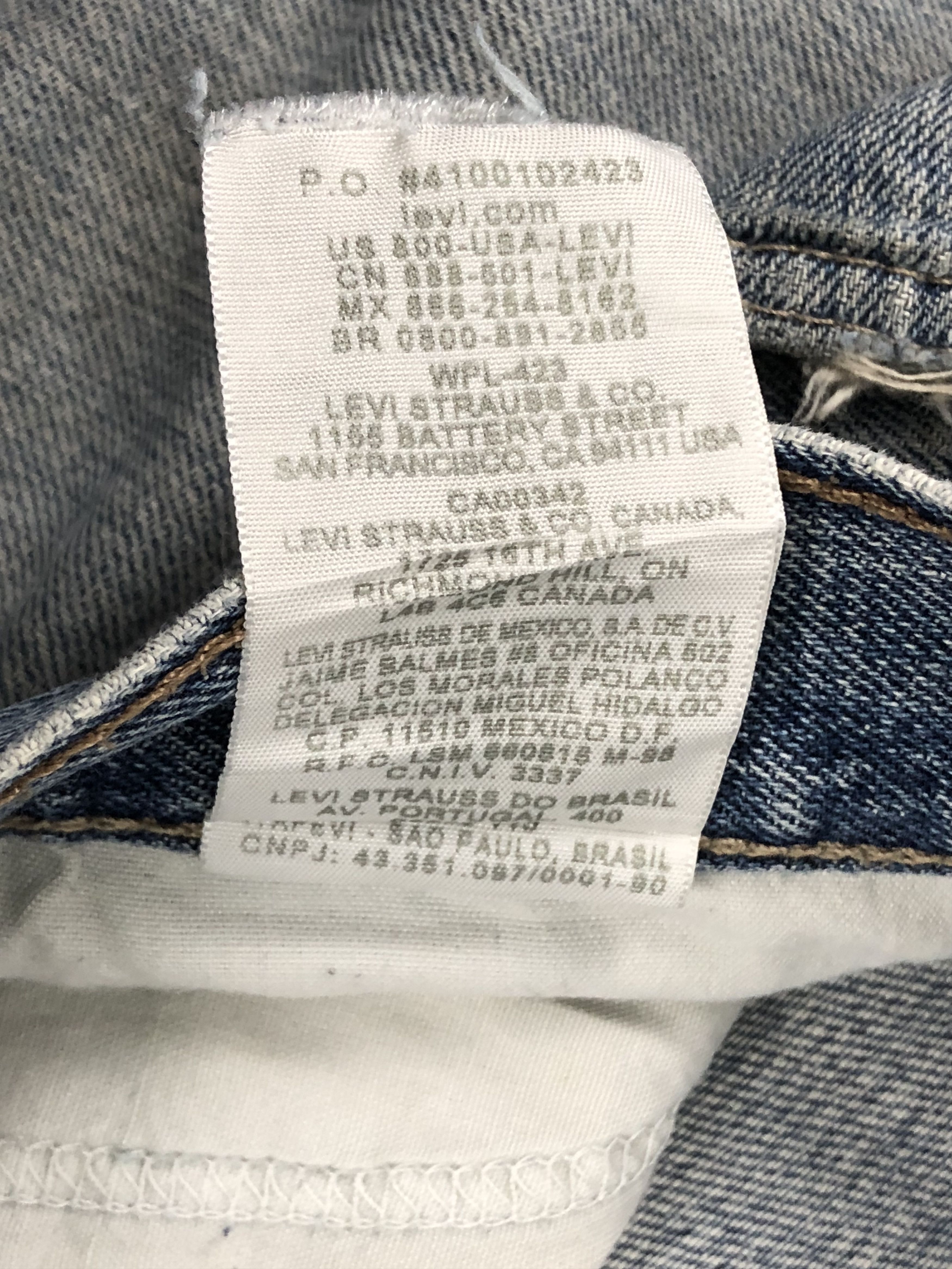 Levi's Vintage Levis 569 Faded Blue Jeans DPP0242 Size US 39 - 11 Thumbnail