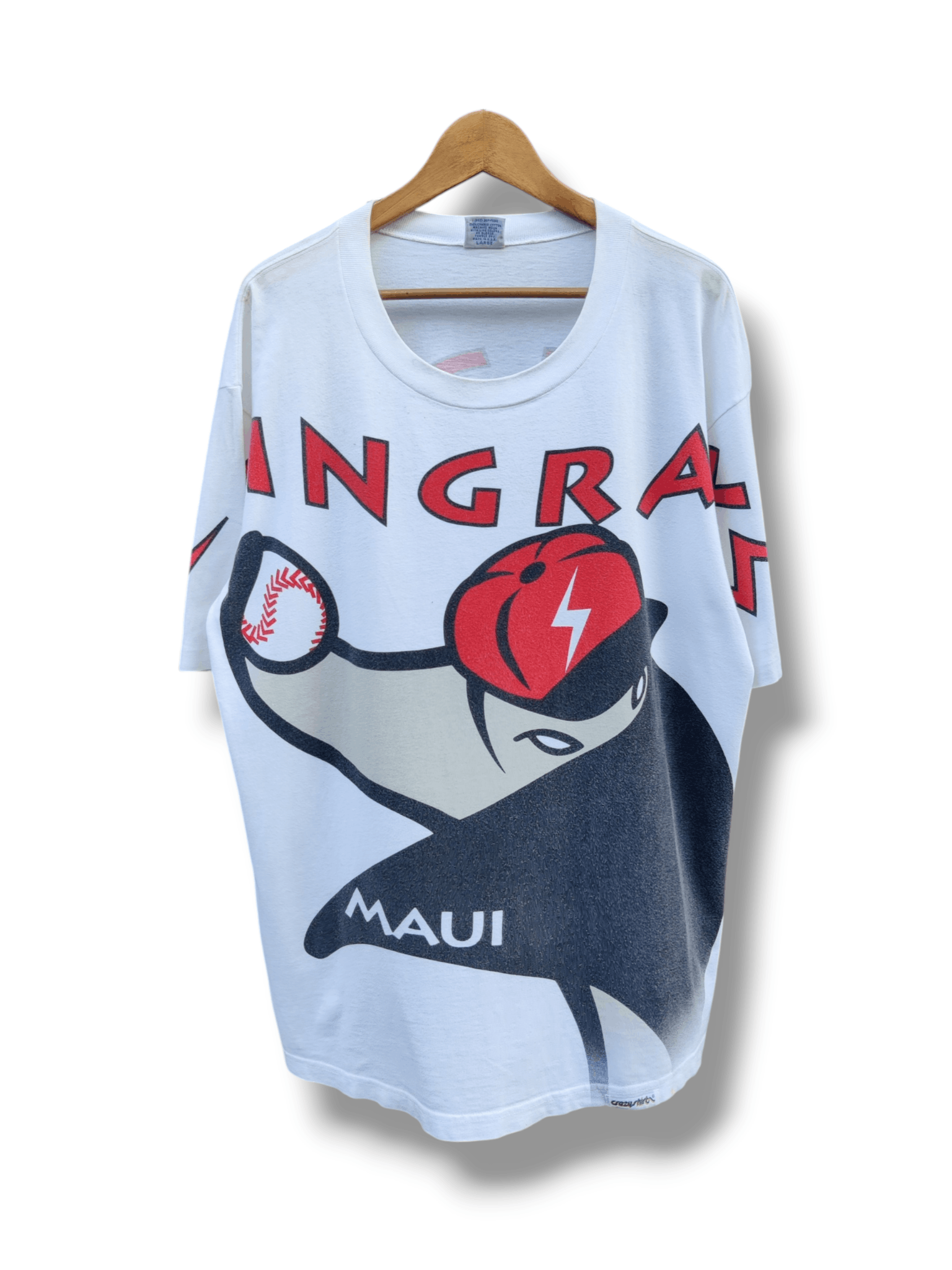 Japanese Brand Vintage Full print StingRays Maui Baseball Shirt Anime Shirt Size US L / EU 52-54 / 3 - 1 Thumbnail