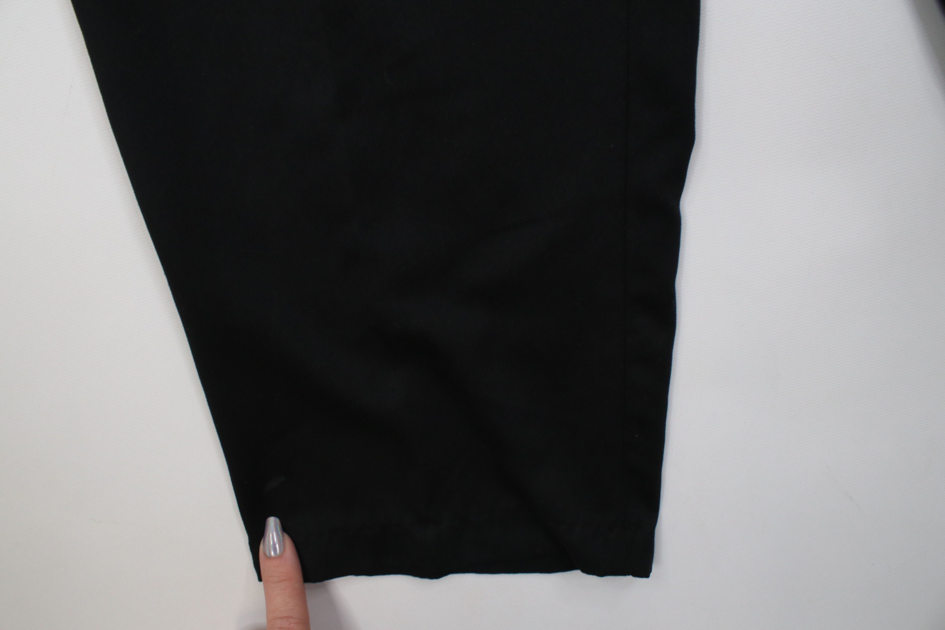 Vintage Vintage 90s Streetwear Waisted Microfiber Chino Pants Black Size US 30 / EU 46 - 5 Thumbnail