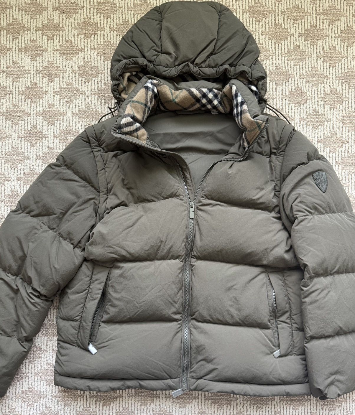 Burberry Reversible Nylon Puffer Coat