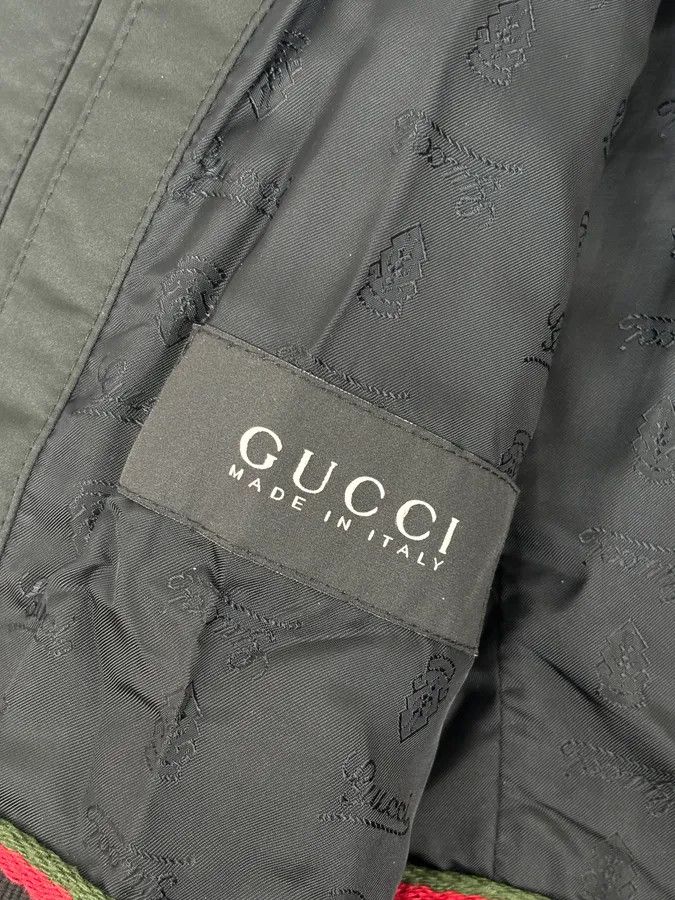 Gucci FW2008 Gucci Black Nylon Field Buttoned Officer Jacket by Frida Giannini Size US M / EU 48-50 / 2 - 9 Thumbnail