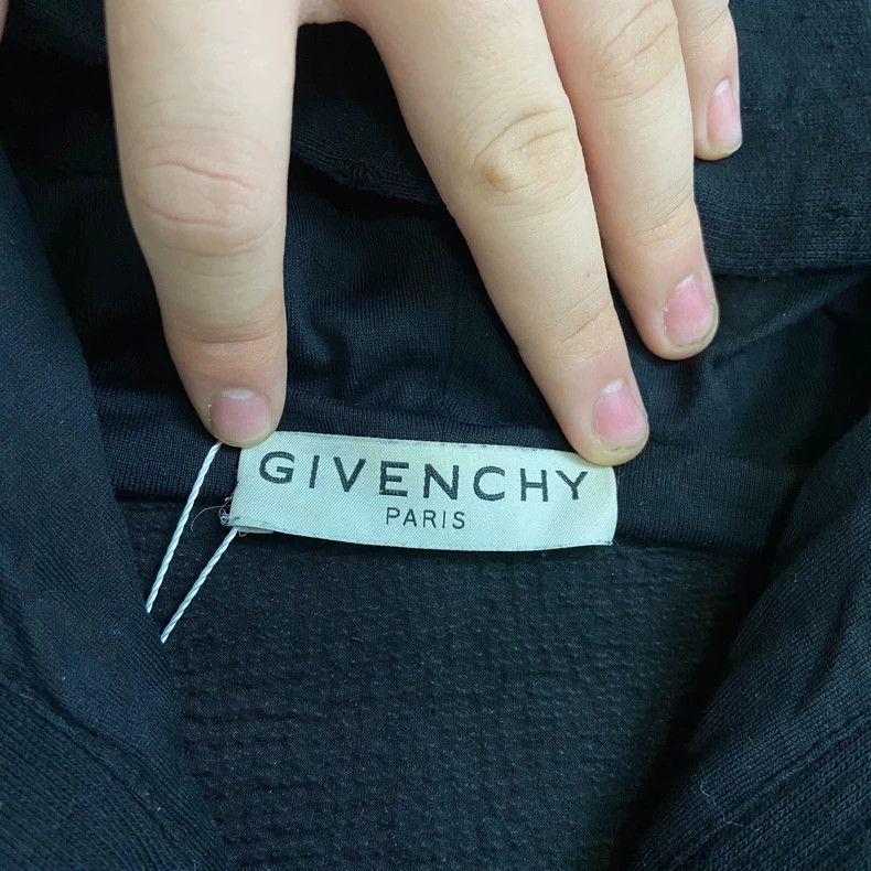 Givenchy Givenchy Metal Hole Distressed Vintage Hooded Sweatshirt 25 Size US M / EU 48-50 / 2 - 2 Thumbnail