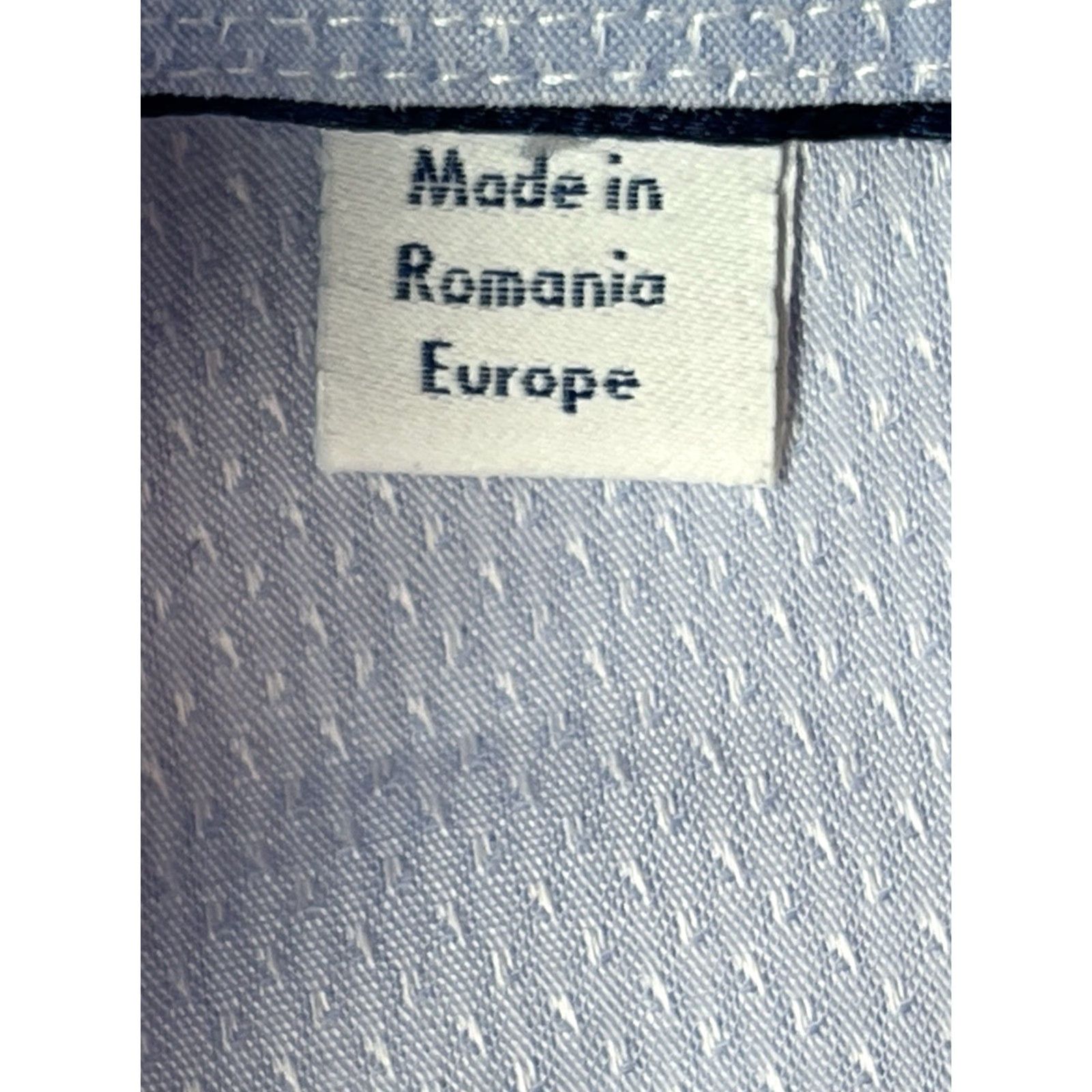 Eton Etón Shirt Mens XL Blue Long Sleeve Cotton Dress Shirt Business Casual Size 46R - 7 Thumbnail