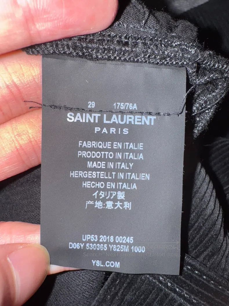 Saint Laurent Paris Saint Laurent Paris Cat Claw Corduroy Flared Pants Size US 29 - 7 Thumbnail
