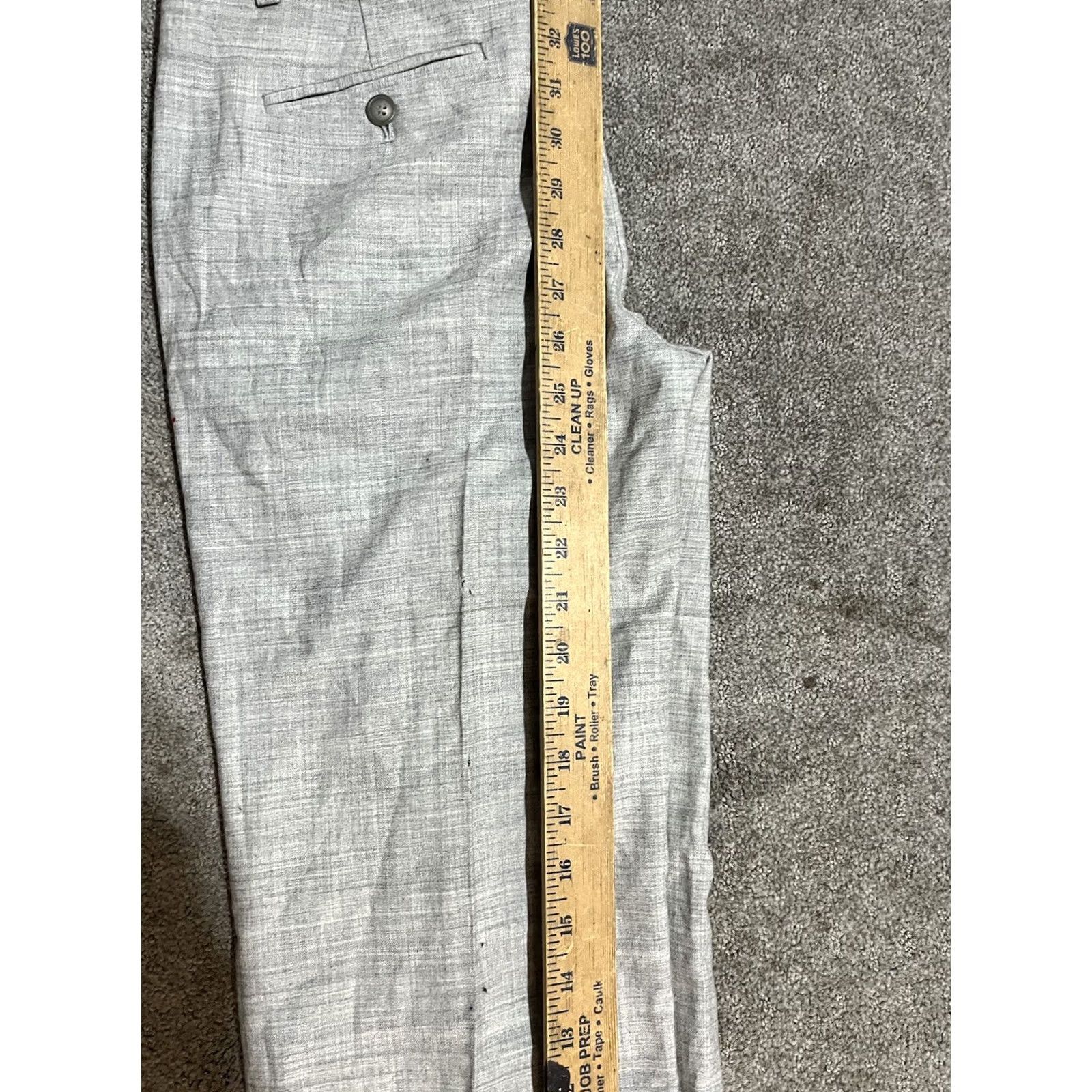 Calvin Klein Calvin Klein Pants Women’s Size 2 Gray Straight Leg Trouser Size 26" / US 2 / IT 38 - 7 Thumbnail