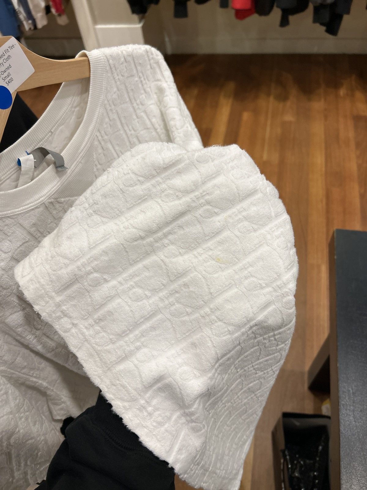 Dior Dior Oblique Relaxed Fit Tee - White Terry Size US S / EU 44-46 / 1 - 7 Thumbnail
