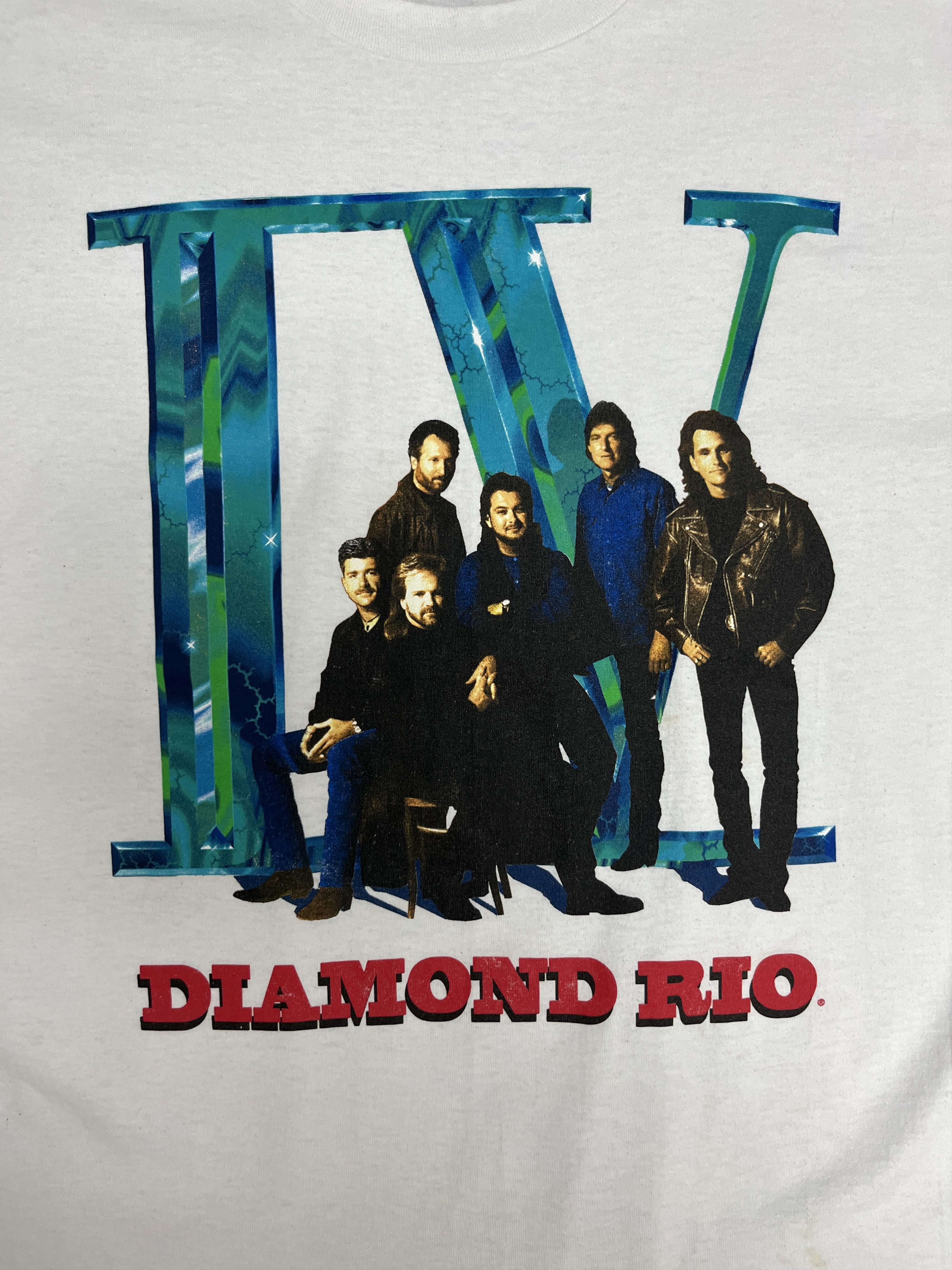 Vintage Diamond Rio IV Vintage Country White T-Shirt Tee Size US XL / EU 56 / 4 - 2 Thumbnail