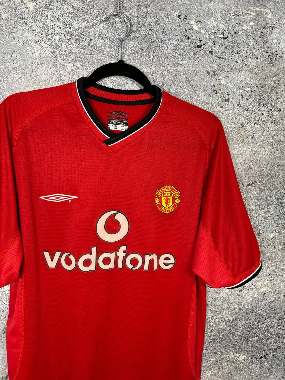 Umbro Vintage Manchester United 2000/02 Umbro Soccer Jersey Size US M / EU 48-50 / 2 - 2 Thumbnail