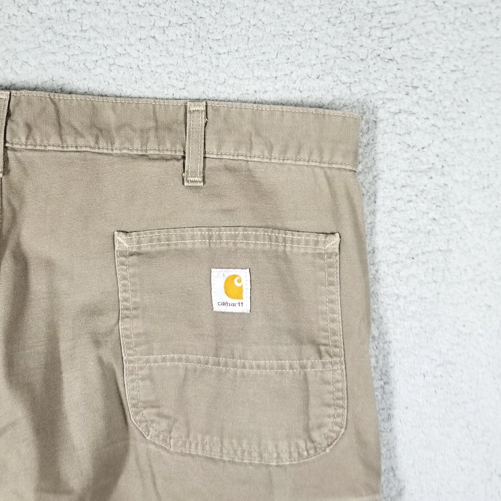 Carhartt VINTAGE Carhartt Pants Men 38x30 Canvas Utility Workwear Carpenter Relaxed Fit Beige Casual Size US 38 / EU 54 - 3 Thumbnail