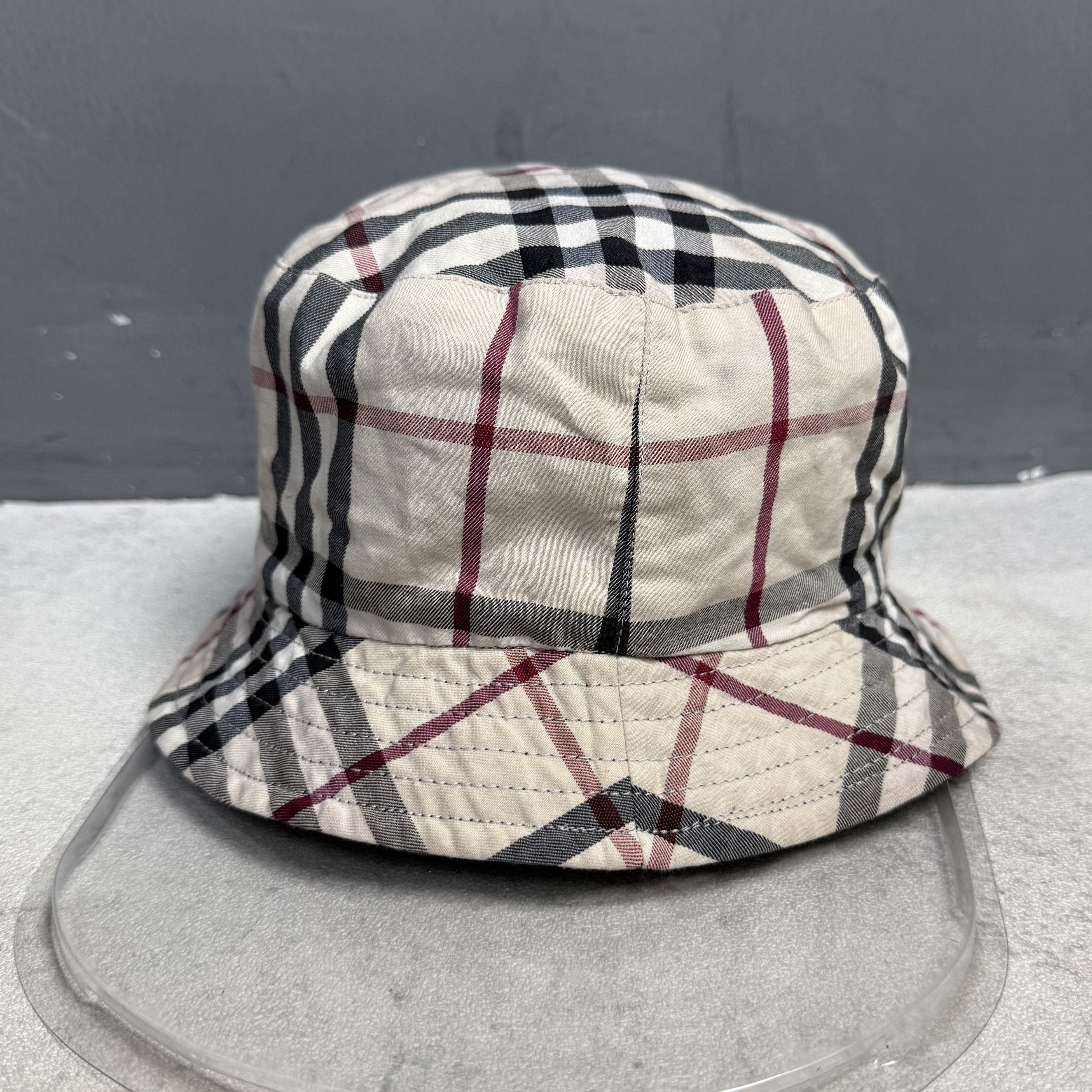 Burberry Vintage Burberry Nova Check Reversible Bucket Hat Size ONE SIZE - 2 Thumbnail