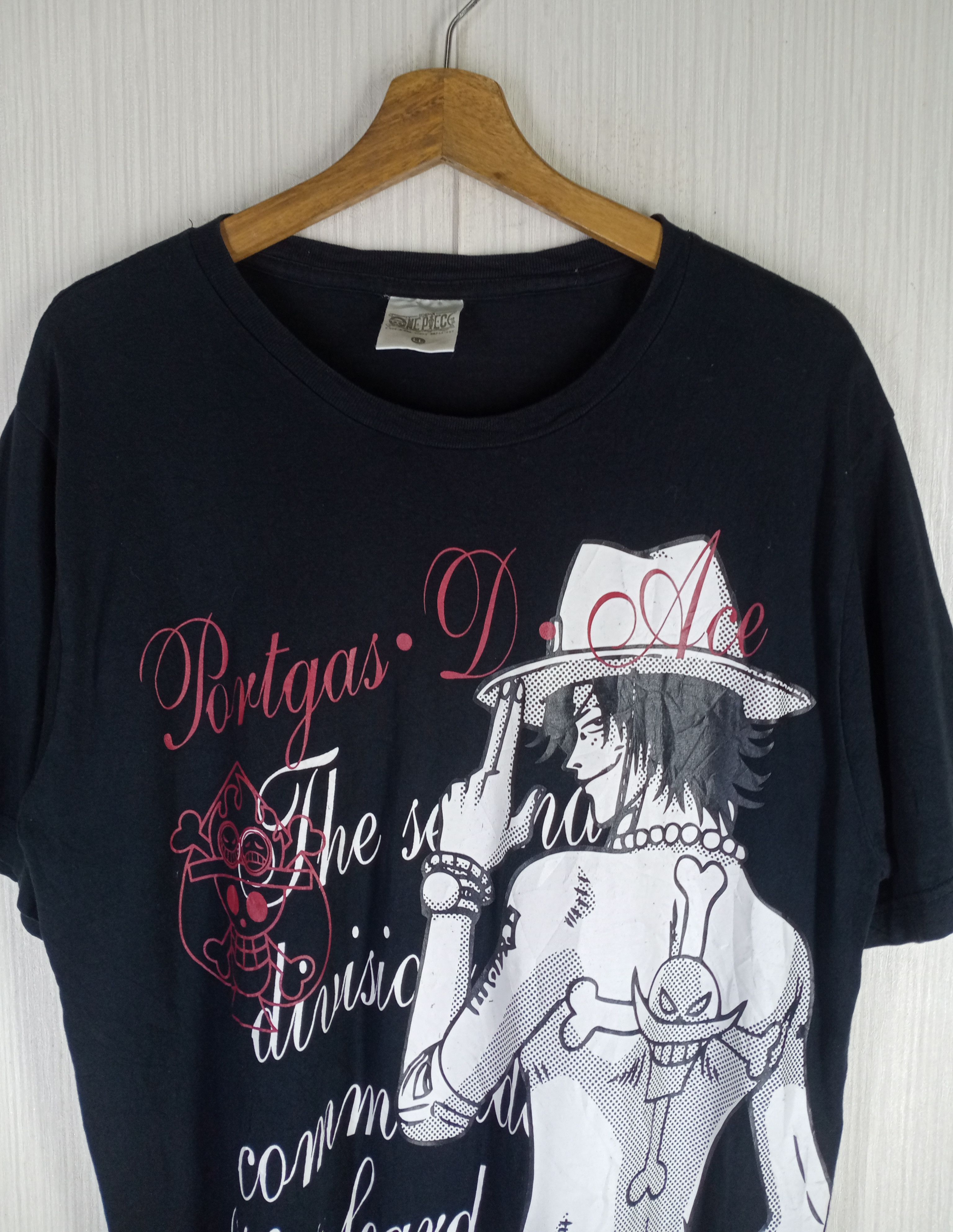 Rare Vintage Portgas D.Ace One Piece Tshirt