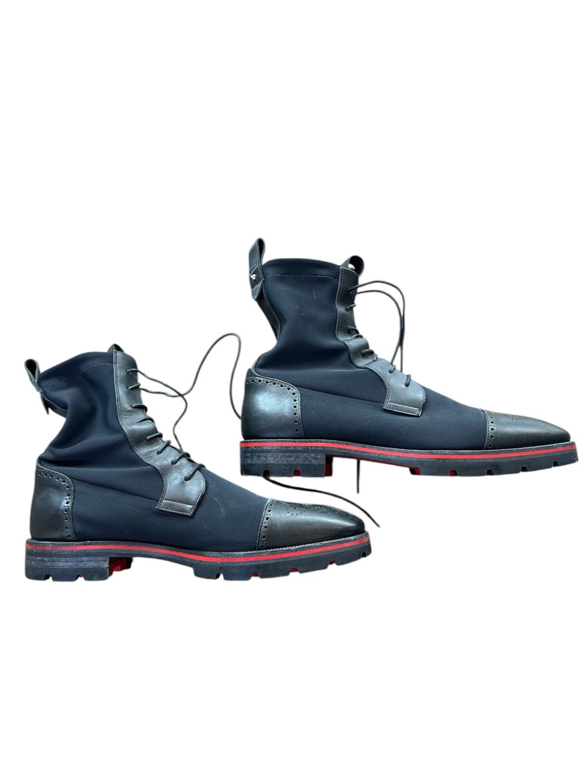 Christian Louboutin Christian Louboutin Black Sockroc Boots Size US 10.5 / EU 43-44 - 2 Thumbnail