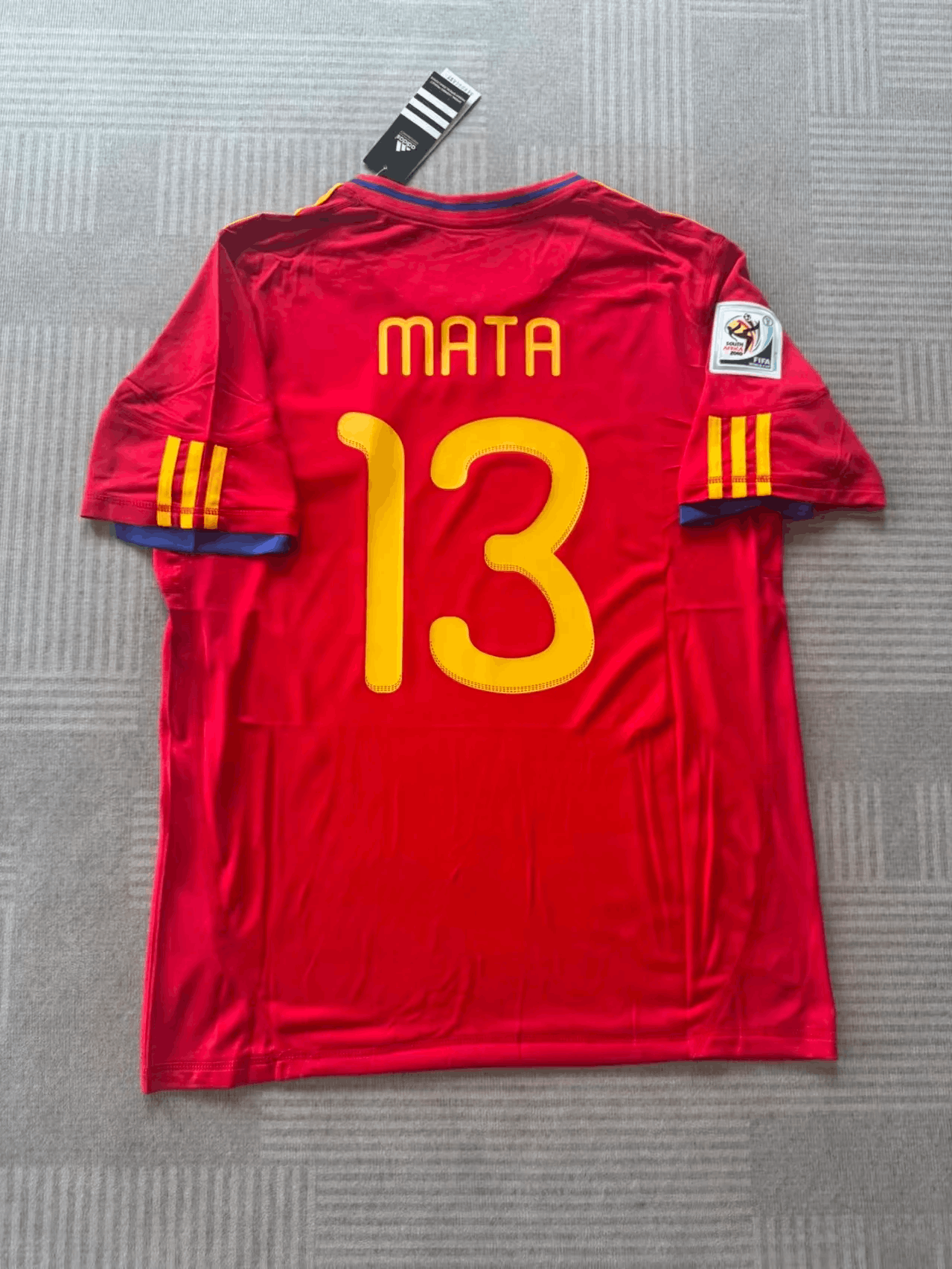 Other Spain #13 Mata Jersey 2010 World Cup Size US L / EU 52-54 / 3 - 2 Thumbnail