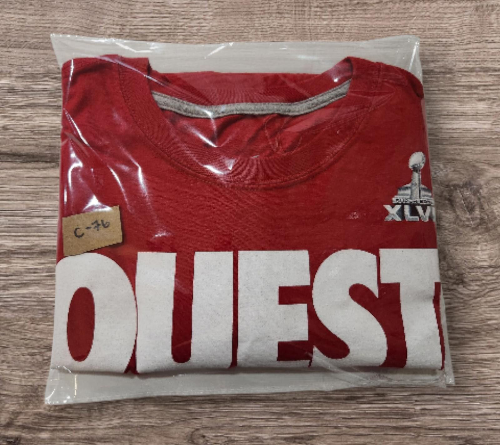 Nike Nike San Francisco 49ers Quest for Six XLVII Large Tees Size US L / EU 52-54 / 3 - 7 Thumbnail