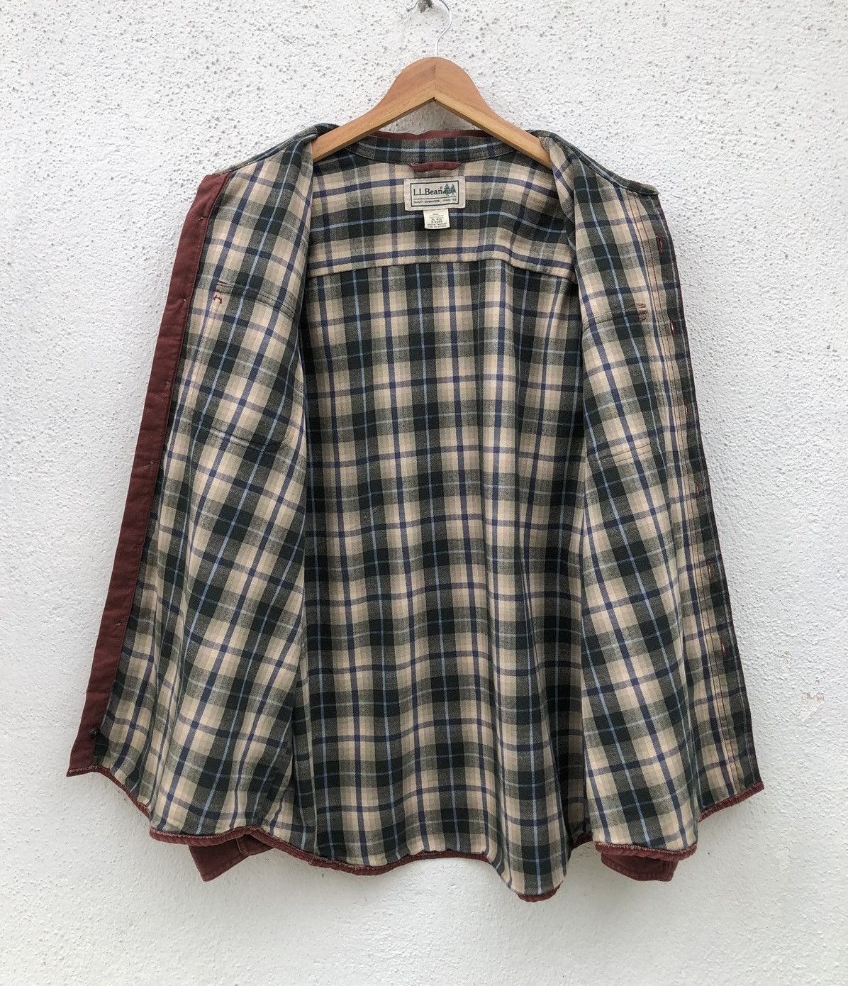 L.L. Bean VTG L.L. Bean Long Sleeve Casual Button-Down Shirts Jacket Size US XL / EU 56 / 4 - 5 Thumbnail