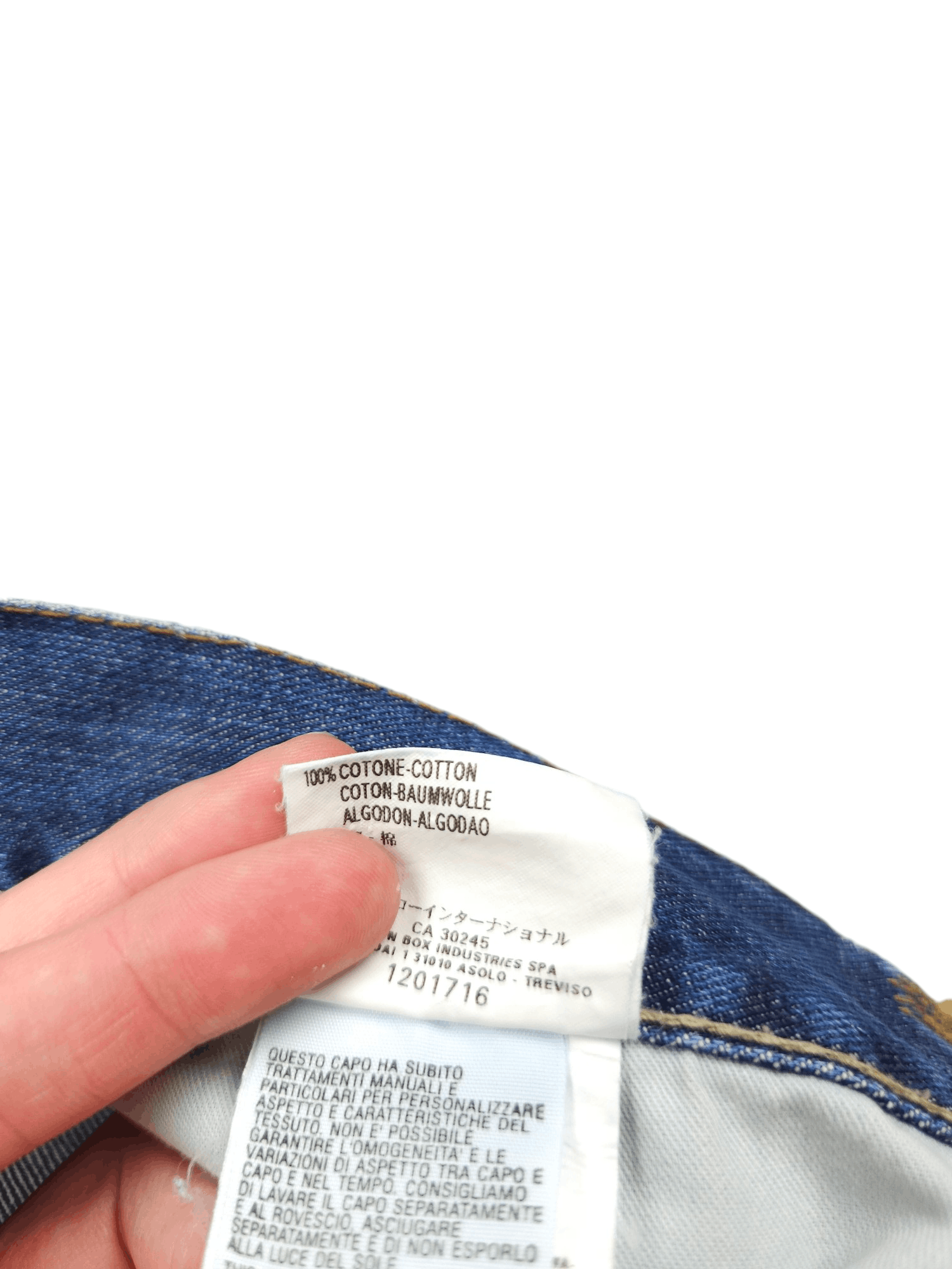 Japanese Brand × Vintage 💎 Size 34/30 Crazy Y2K Ripped Washed Distressed Denim Jeans Size US 34 / EU 50 - 15 Thumbnail