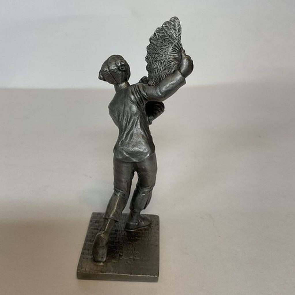 Other Royal Selangor Pewter Chinese Fan Dancer Figure 3 3/4" Tall Size ONE SIZE - 8 Thumbnail