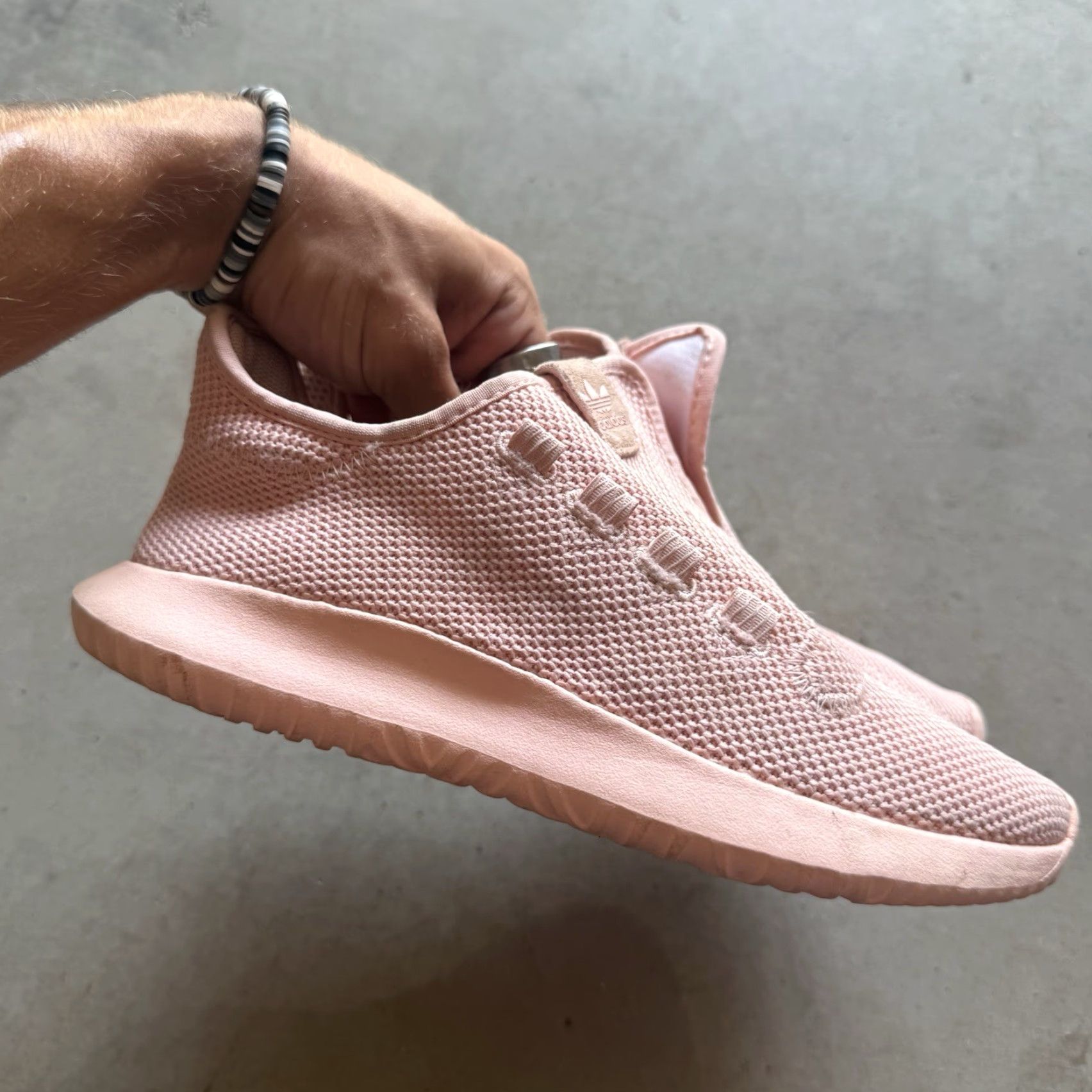 Adidas adidas Tubular Shadow Knit J Pink Athletic Sneakers AC8496 Size 7 Women White Knit Sneaker 2017 OG Size US 7 / IT 37 - 2 Thumbnail