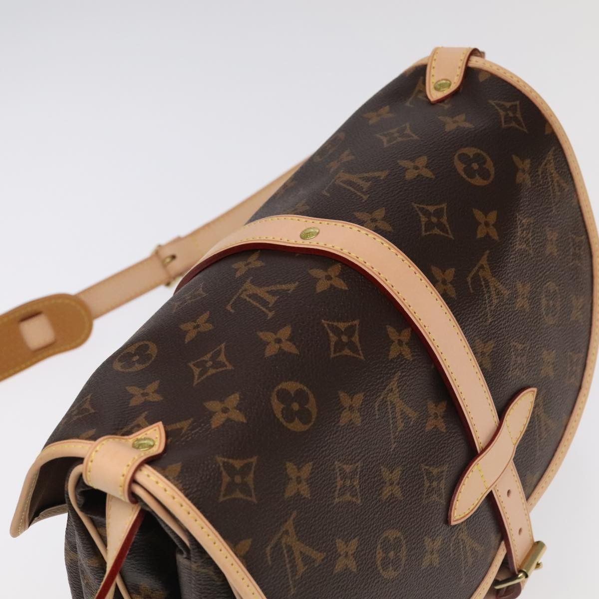 Louis Vuitton LOUIS VUITTON Monogram Saumur 30 Shoulder Bag M42256 Size ONE SIZE - 7 Thumbnail