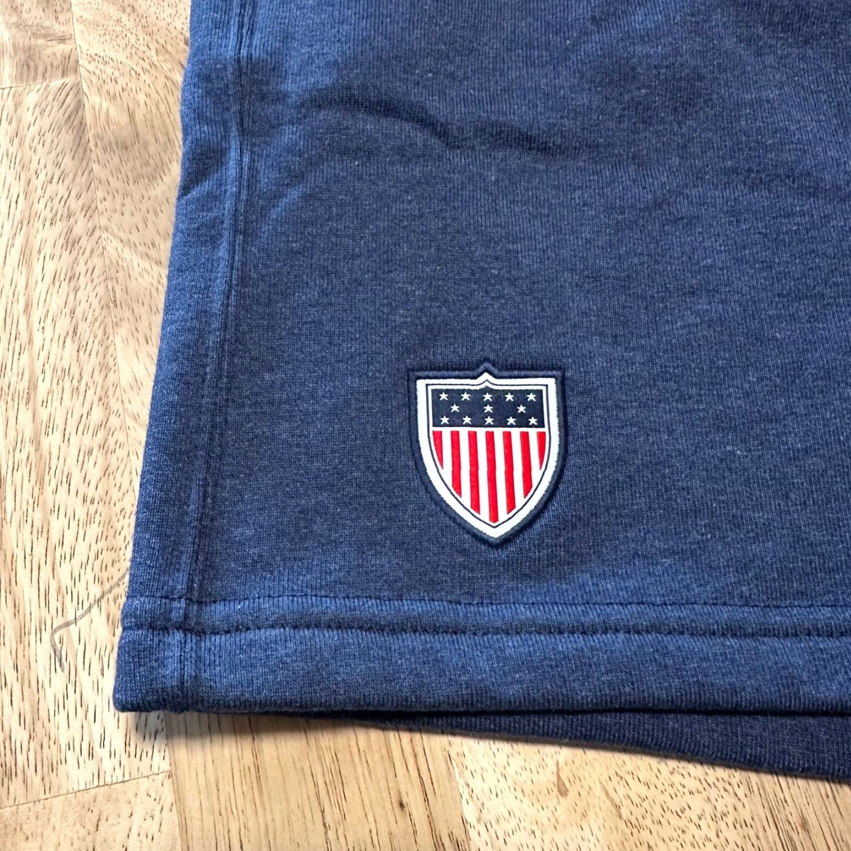 Nike Nike Lab Heavyweight Team USA Fleece Shorts Mens XL Navy Blue USA Theme Athletic 7 in Inseam Drawstring Size US 36 / EU 52 - 2 Thumbnail