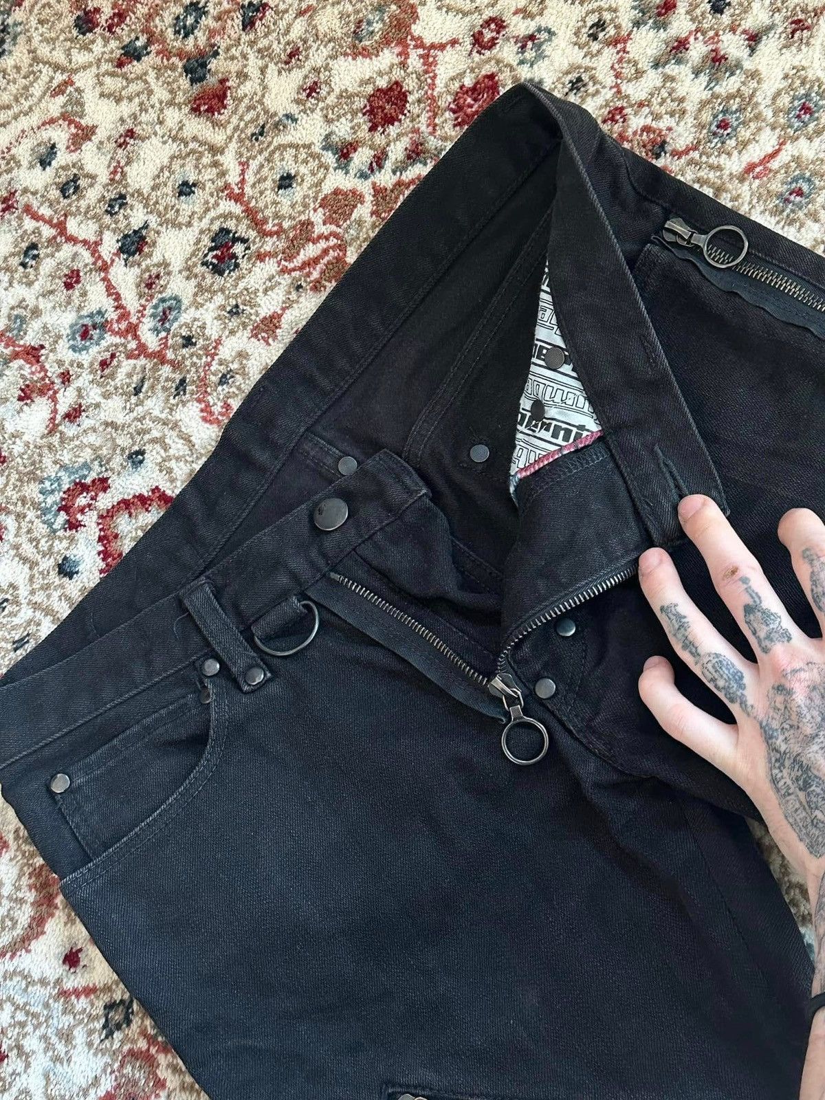 Number (N)ine Number (N)ine Bondage Denim AW08 Size US 30 / EU 46 - 2 Thumbnail